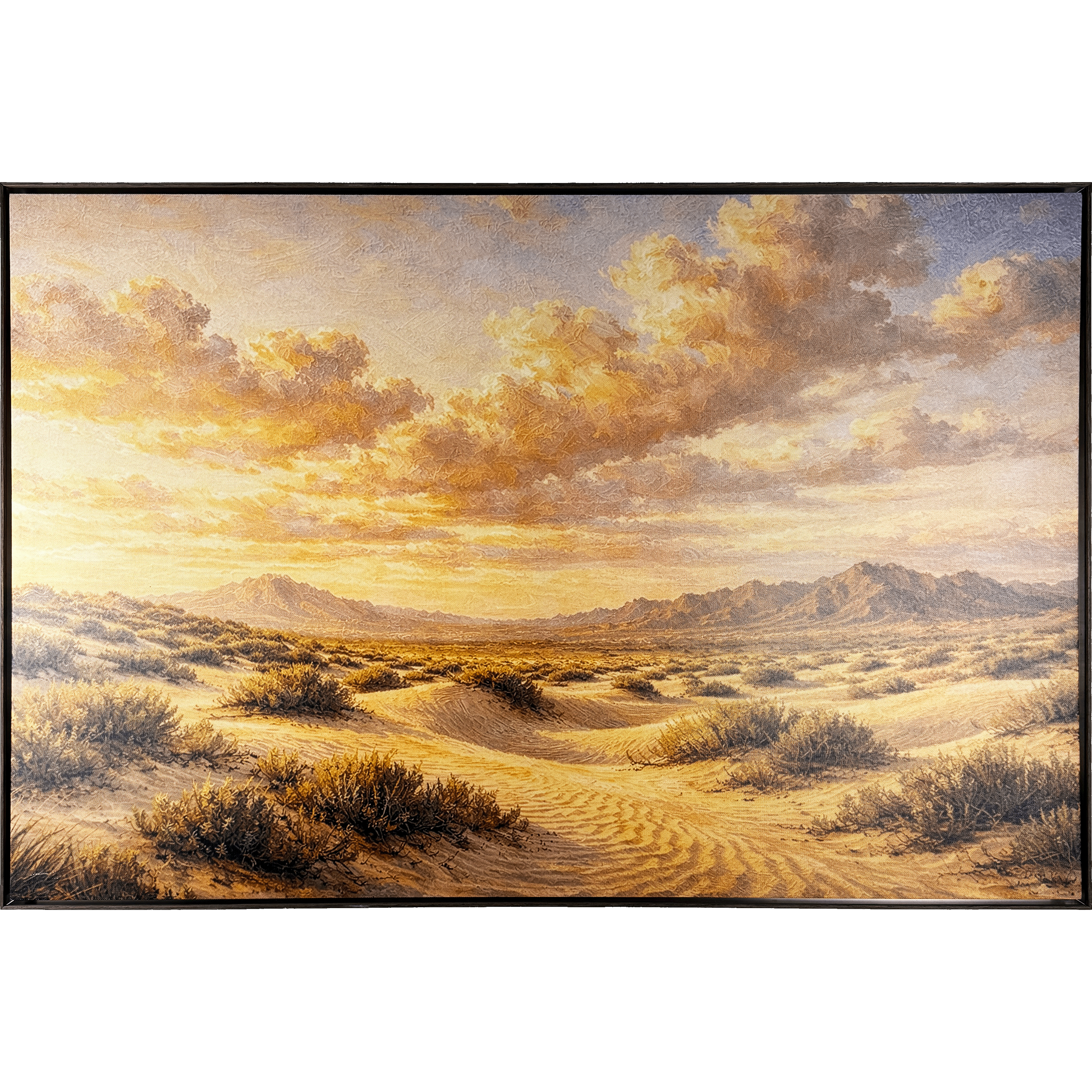 Desert Sunset 36"w x 24"h