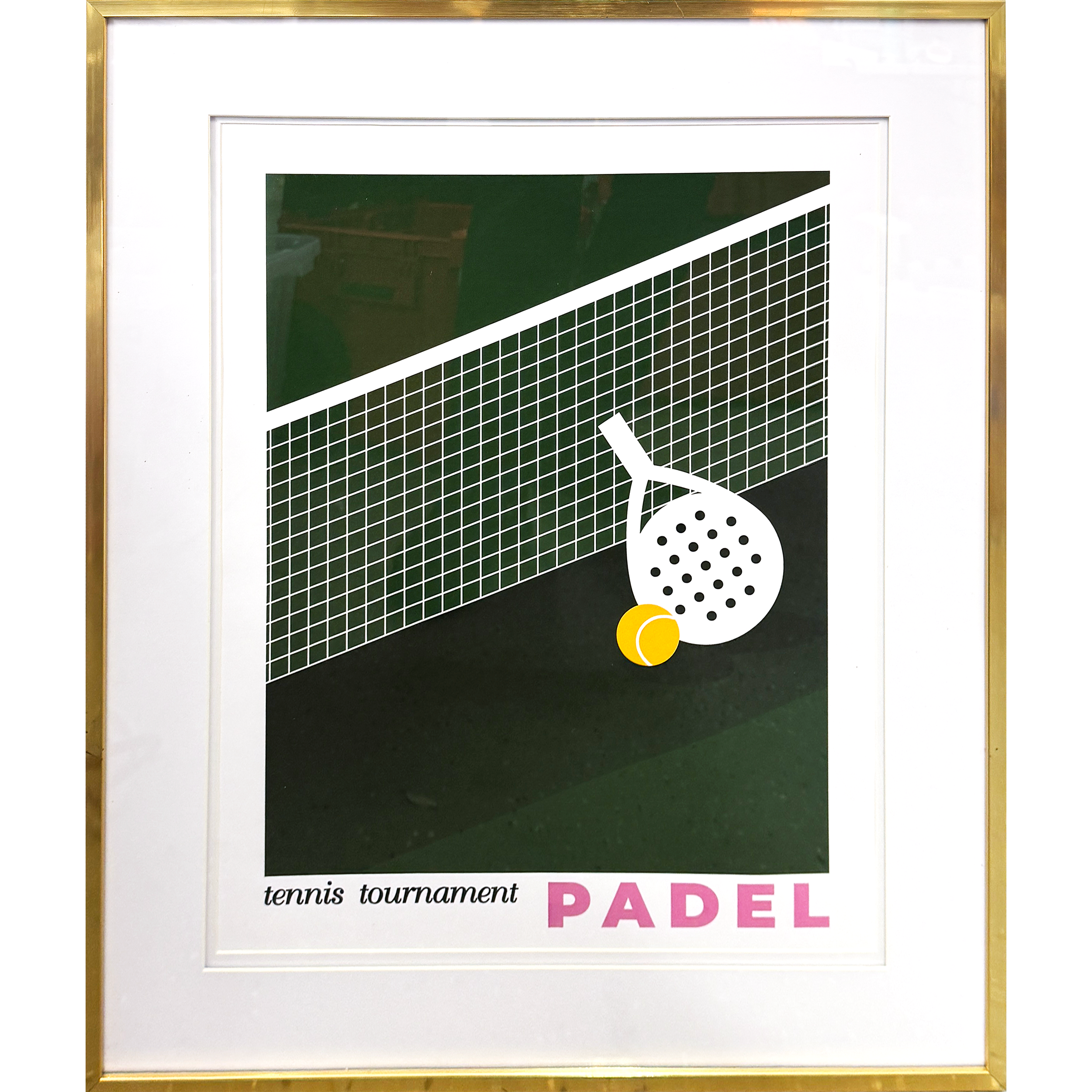 Green Padel 21.5"w x 25.5"h