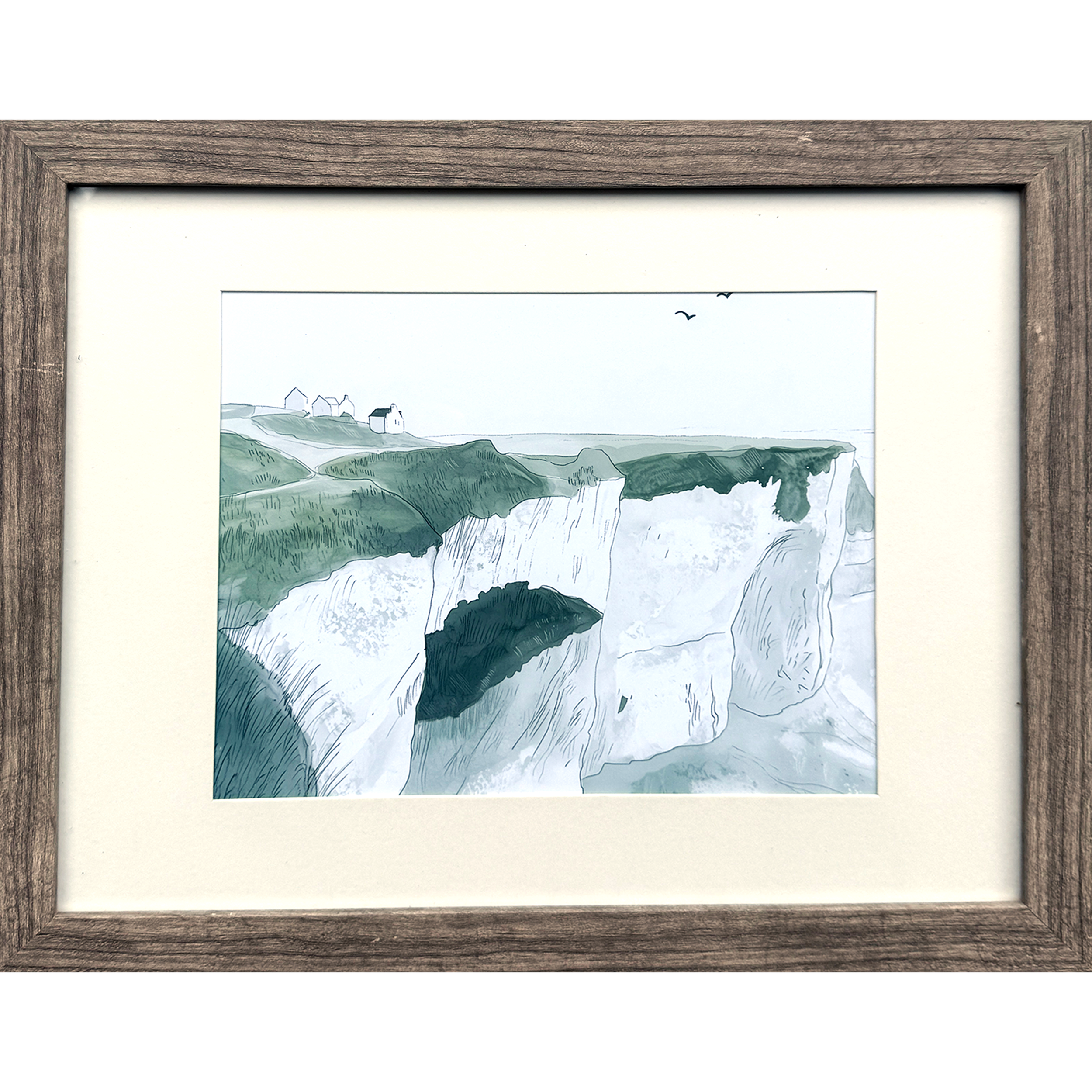 Green Cliffs 12.5"w x 15"h