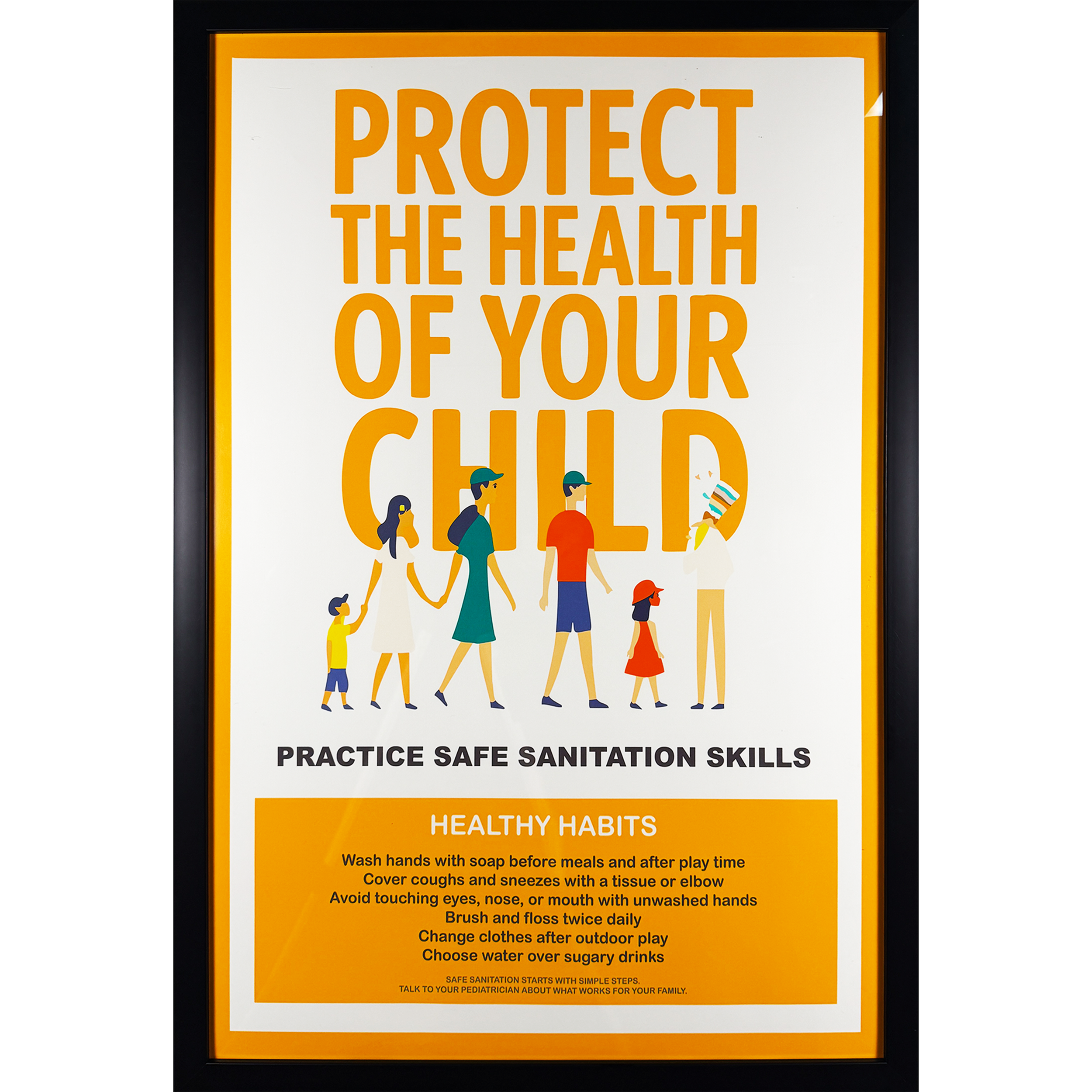 Medical Office Poster - Child Health - 21.5"w x 31.5"h
