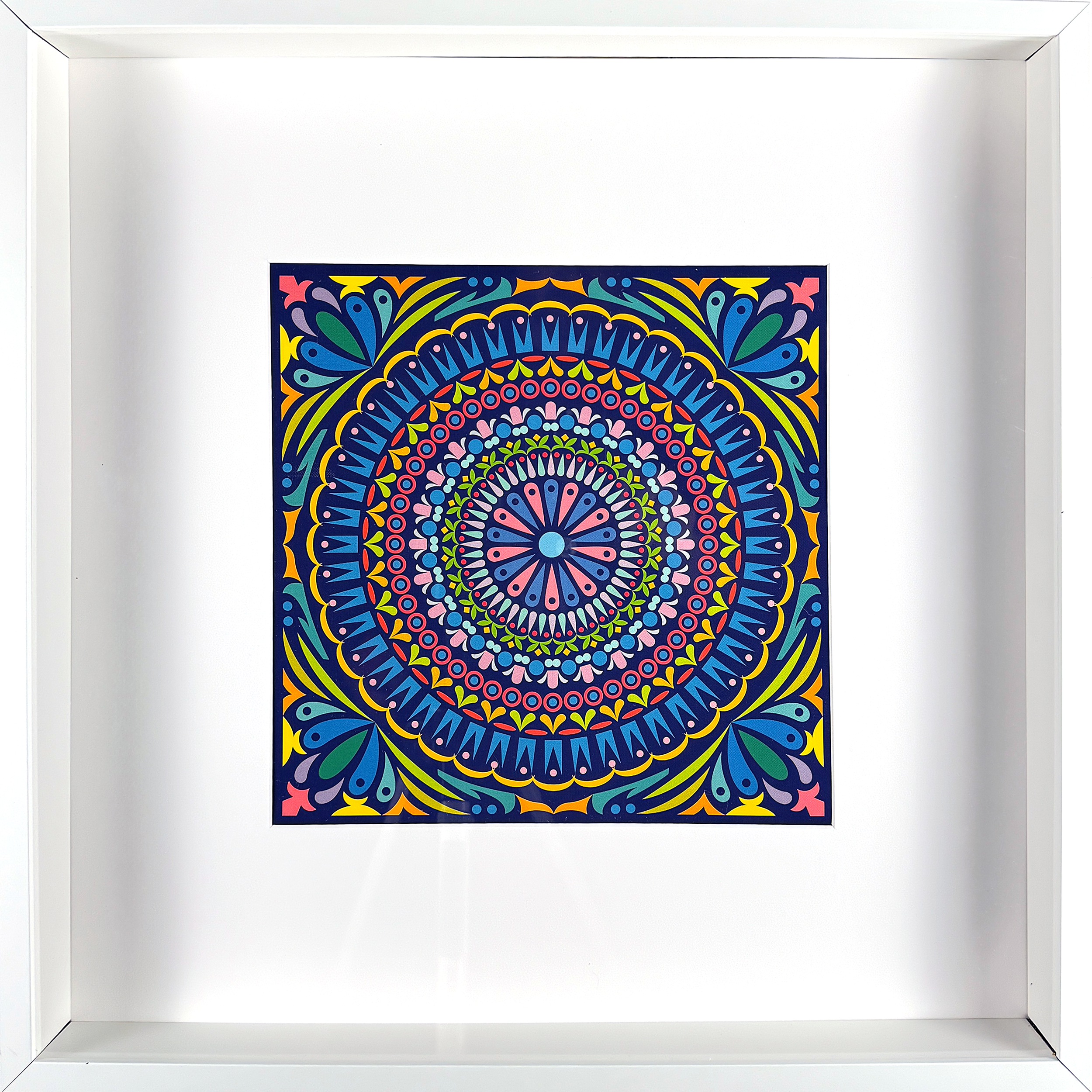 Colorful Mandala 20"w x 20"h