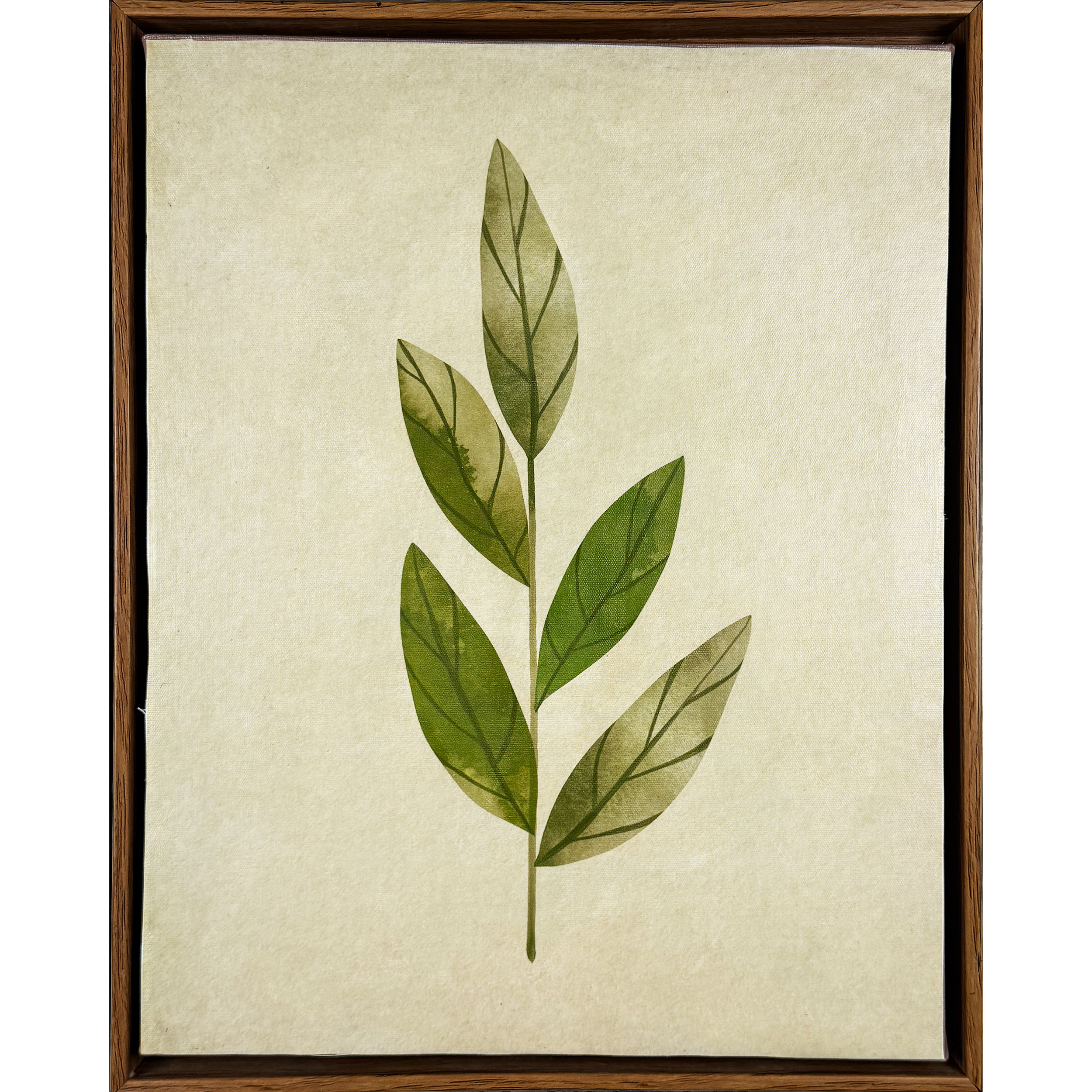 Green Branch 12"w x 15"h