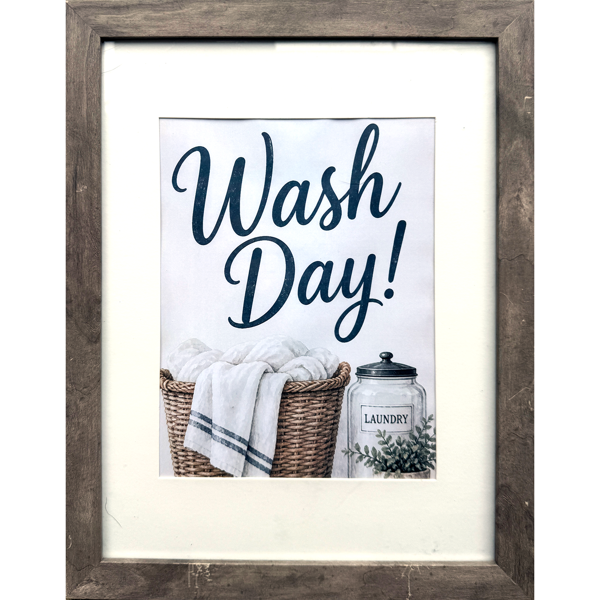 Wash Day 12.5" x 16"h