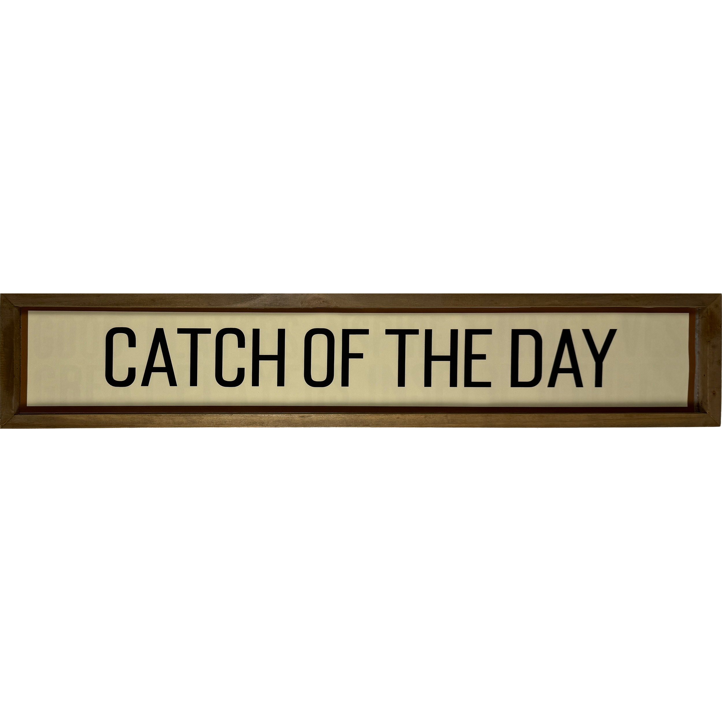 Catch of the Day 32"w x 6"h