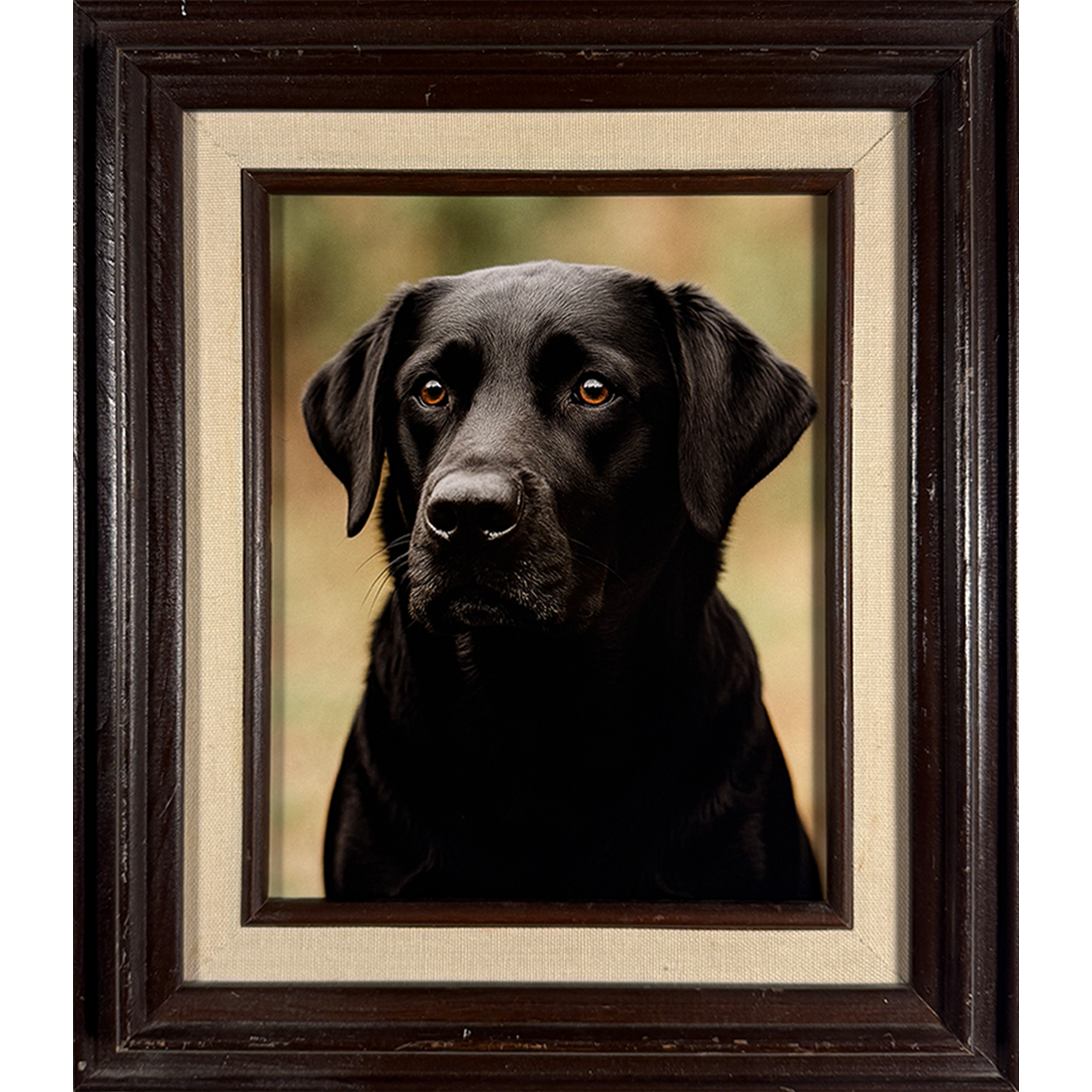Black Lab 13"w x 15"h