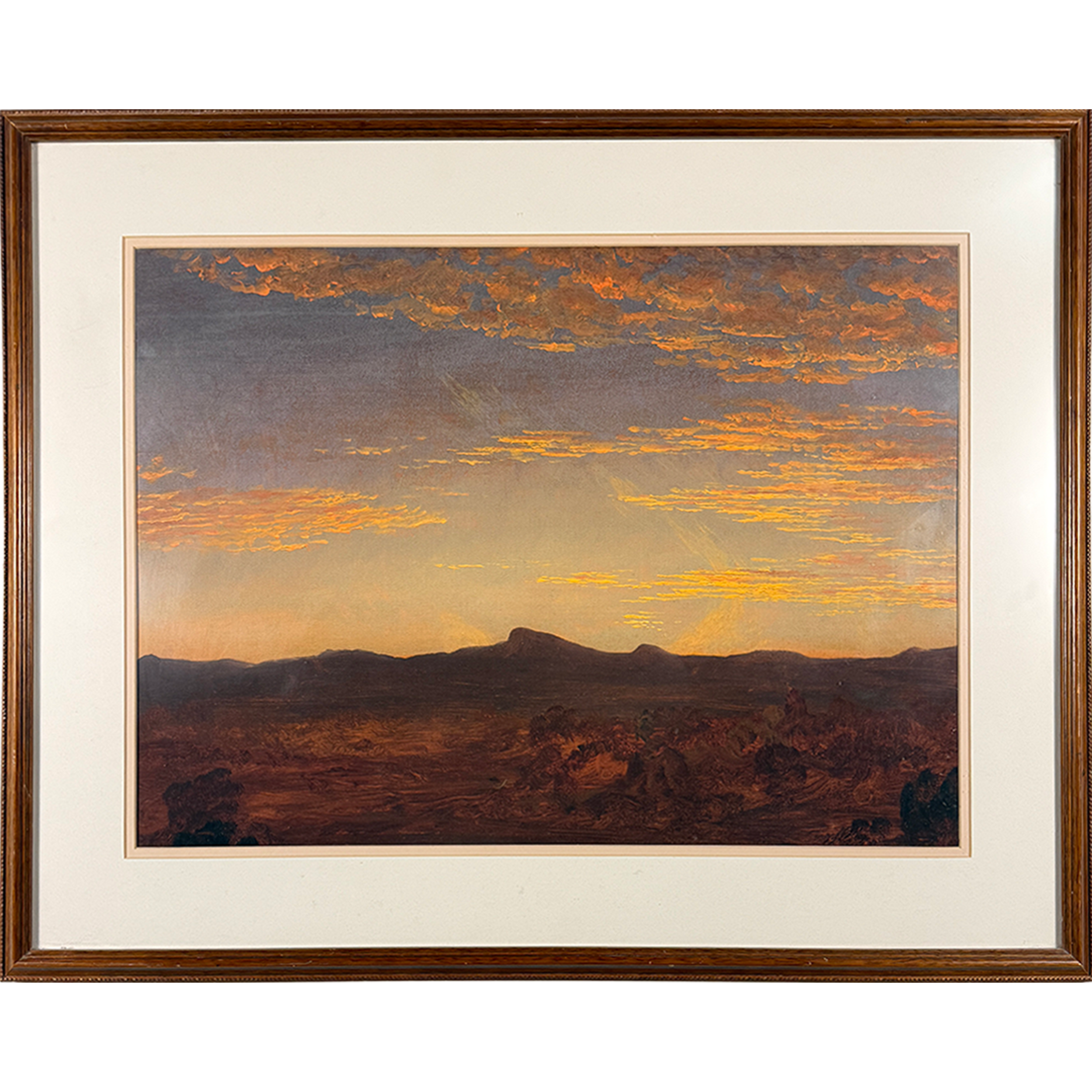 Western Sunset 24"w x 30"h