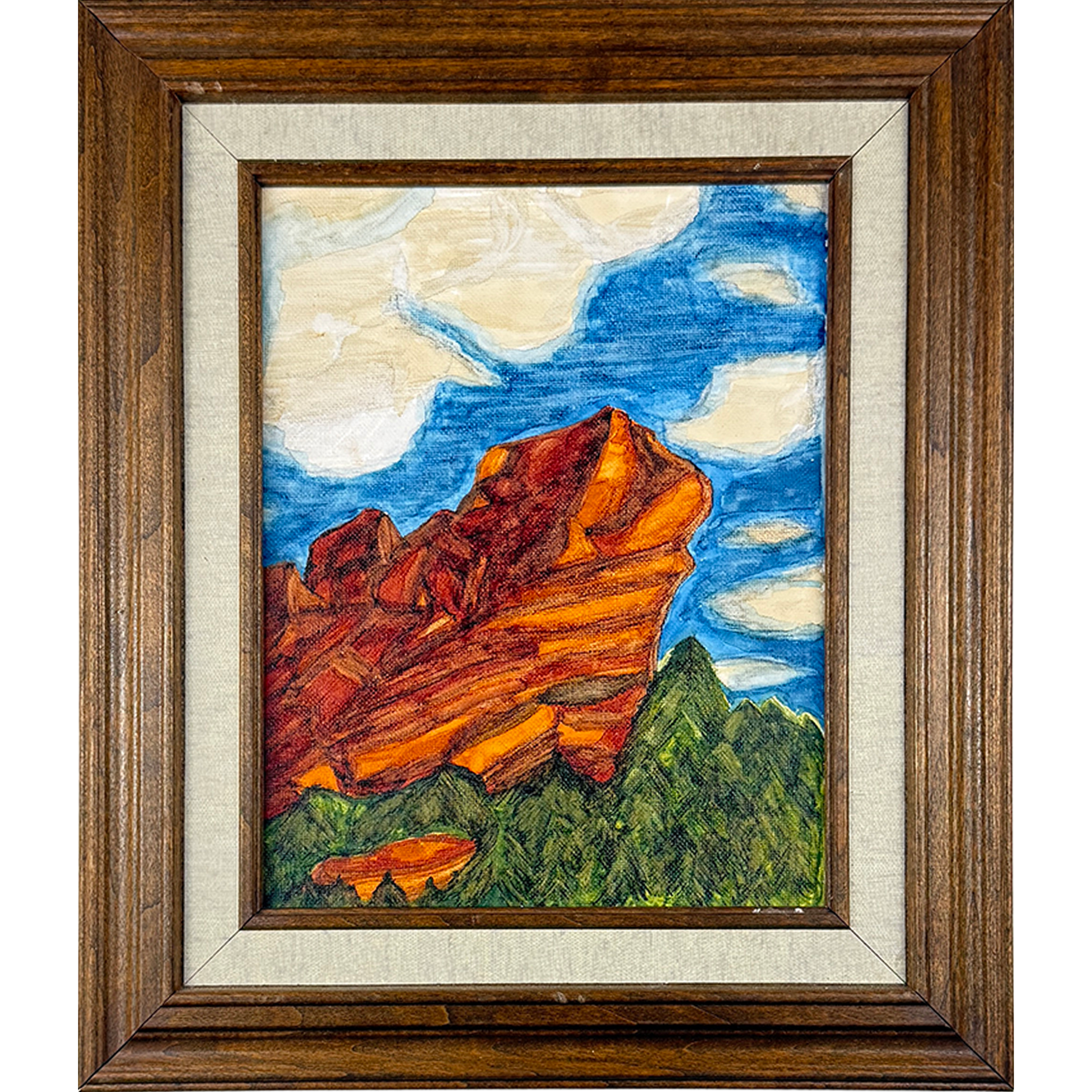 Redrocks 12"w x 14"h