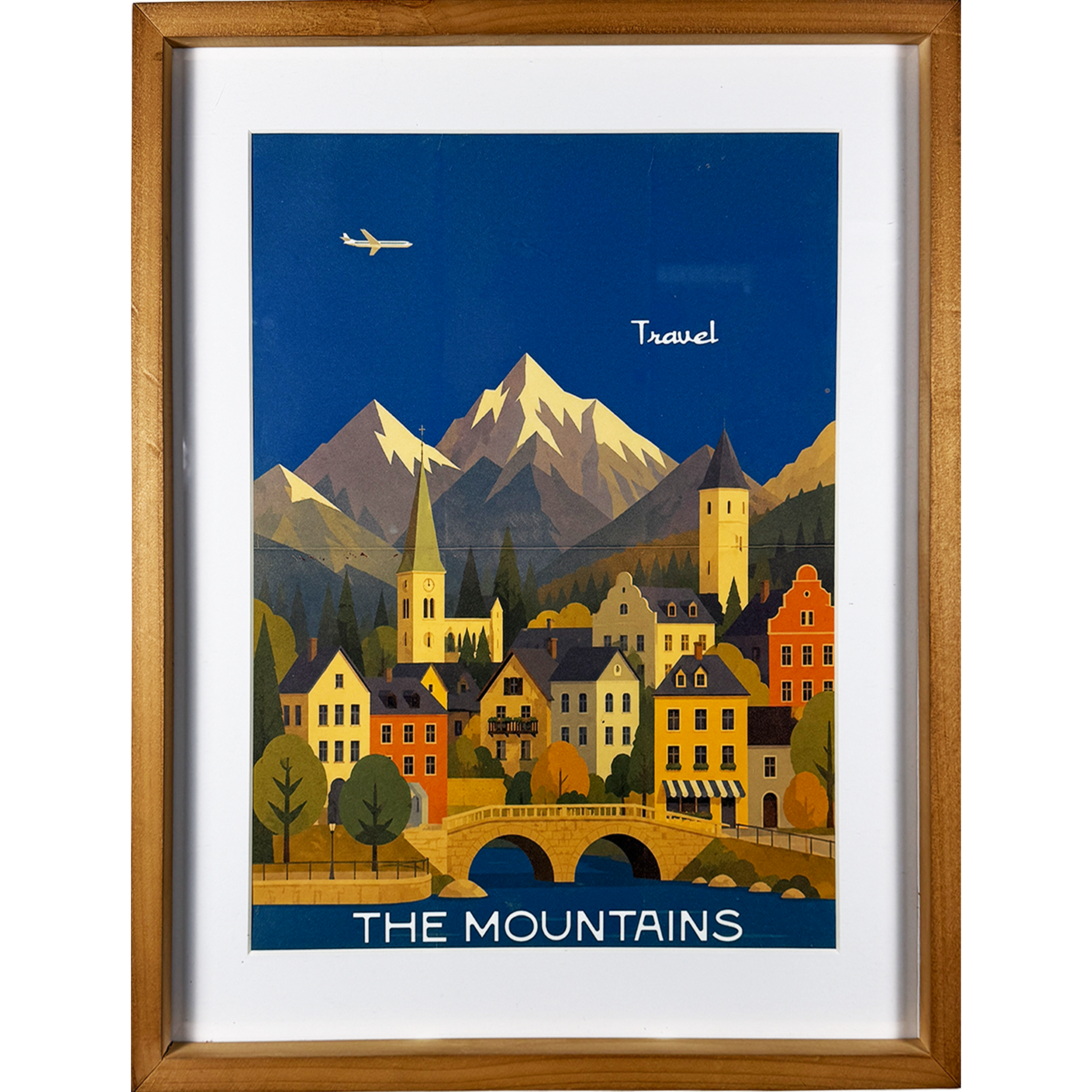 Mountain Travel 19"w x 25"h