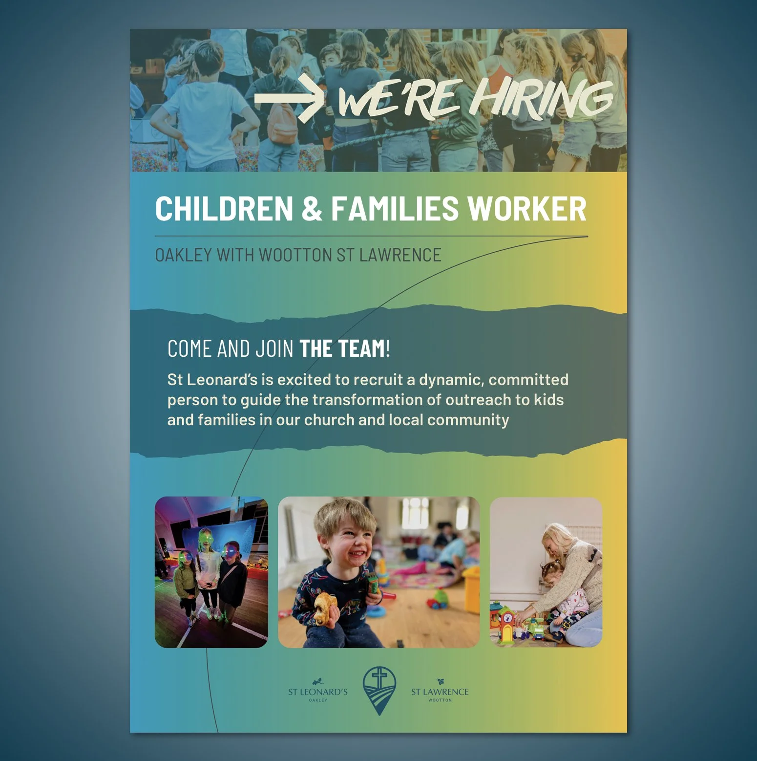 We're Hiring - Children & Familes Worker