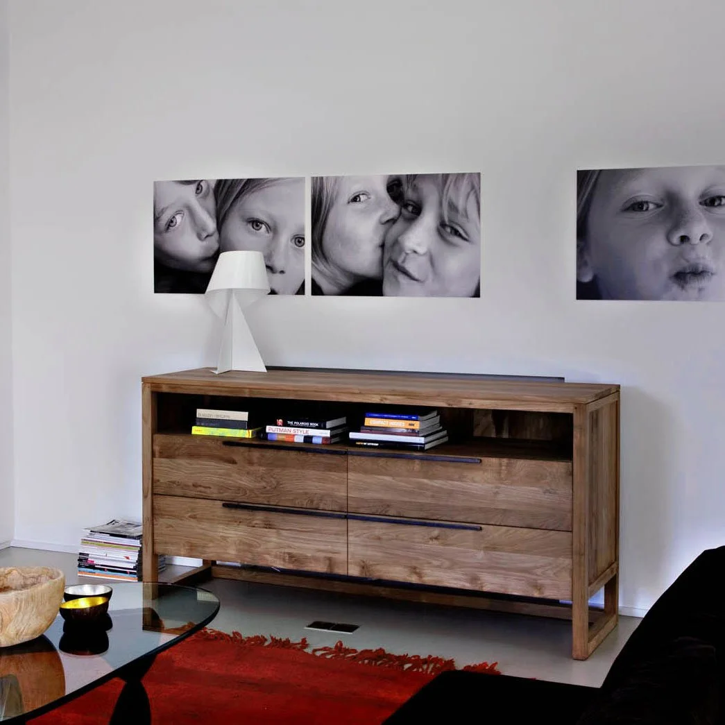 Teak Light Frame bedroom chest of drawers.jpg