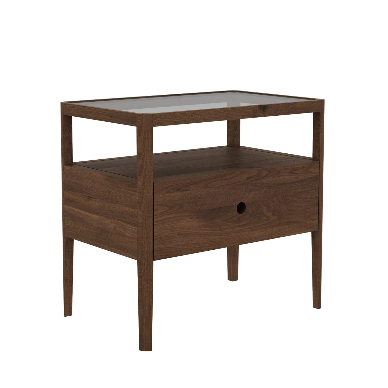 107543 Walnut Spindle nightstand - 1 drawer 55x35x52_00.jpg