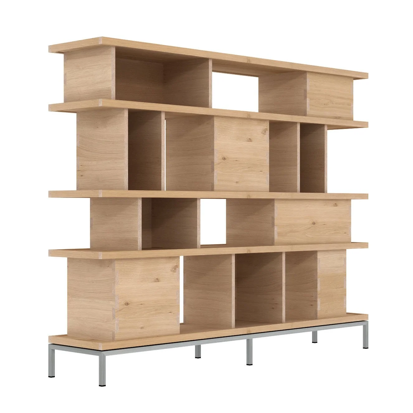 1050968 Oak Ligna rack - open 179x37x145_01.jpg