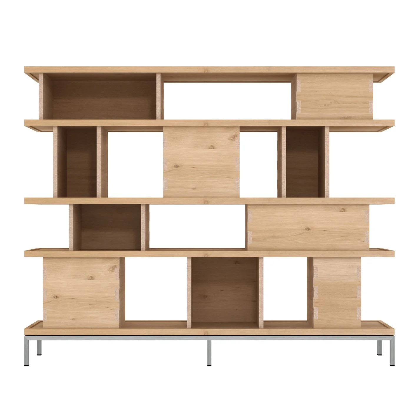 1050968 Oak Ligna rack - open 179x37x145_00.jpg