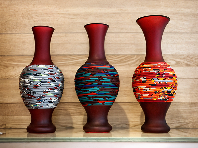 Silk Vases - Hermes - David Pergier