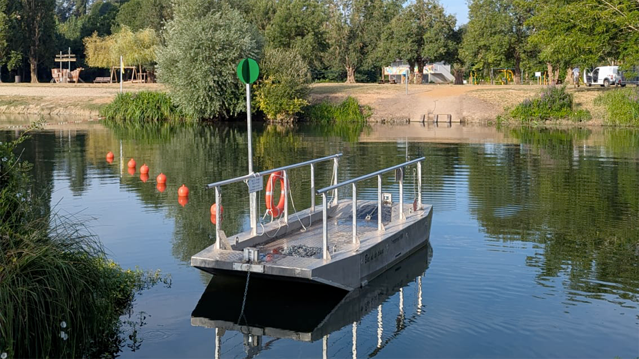 La baignade de Villevêque à 20 minutes d’Angers