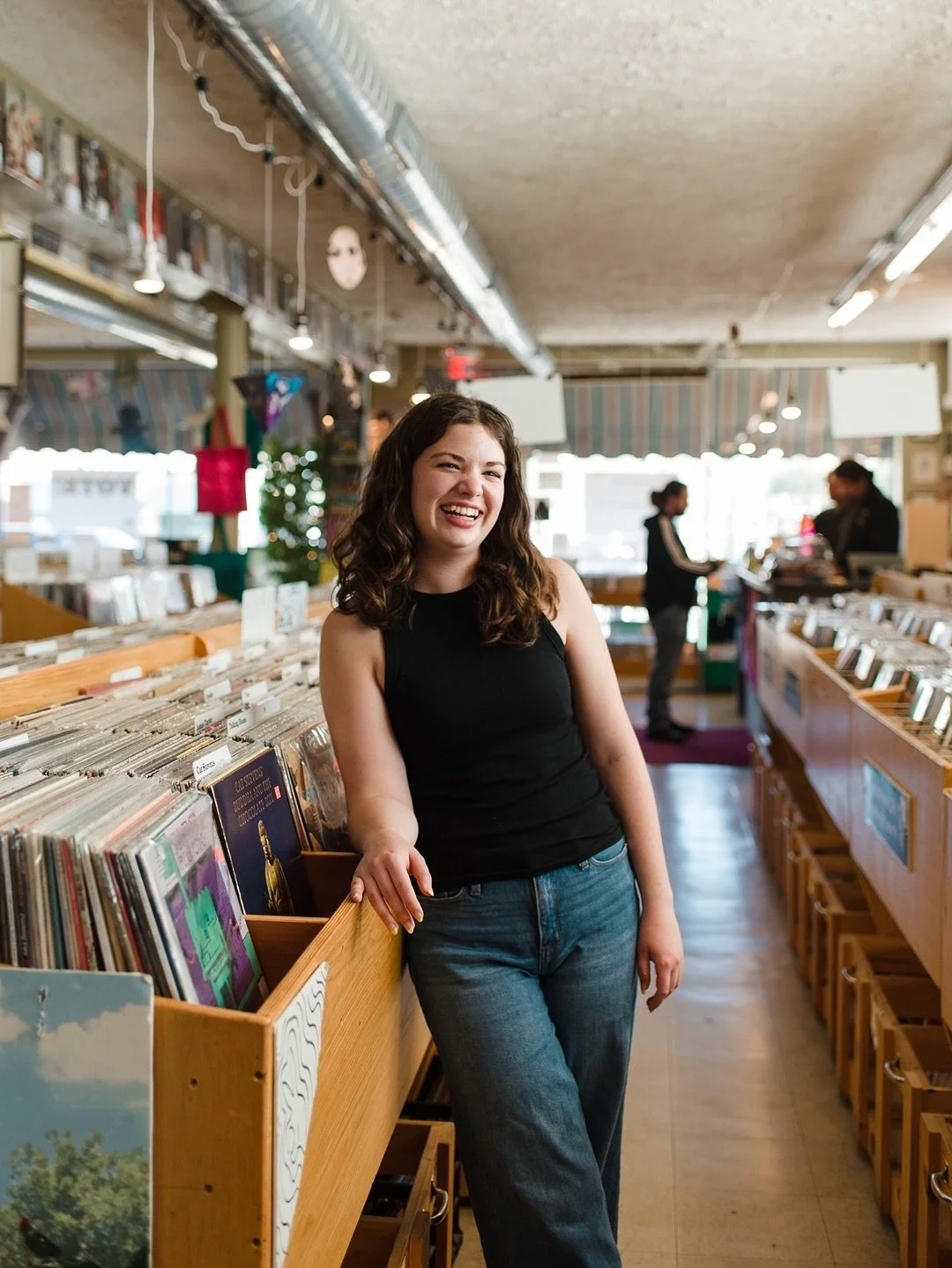 Teens are so cool these days. ⚡️
I loved Maddie&rsquo;s idea to take her senior photos inside her favorite record store, Luna Music. 
⠀⠀⠀⠀⠀⠀⠀⠀⠀
#indianapolisphotographer #indianapolisphotography #seniorphotos #seniorsession #recordstore