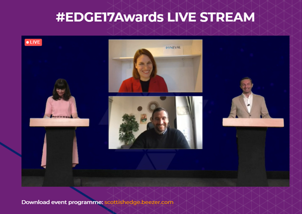 Dyneval awarded £100K as IBioIC EDGE winner at Scottish EDGE17 awards final