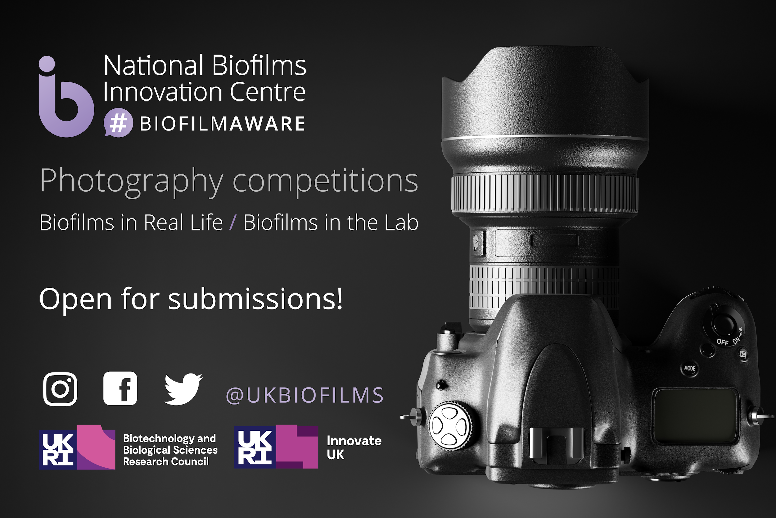 NBIC Launch #BiofilmAware Photo Competitions