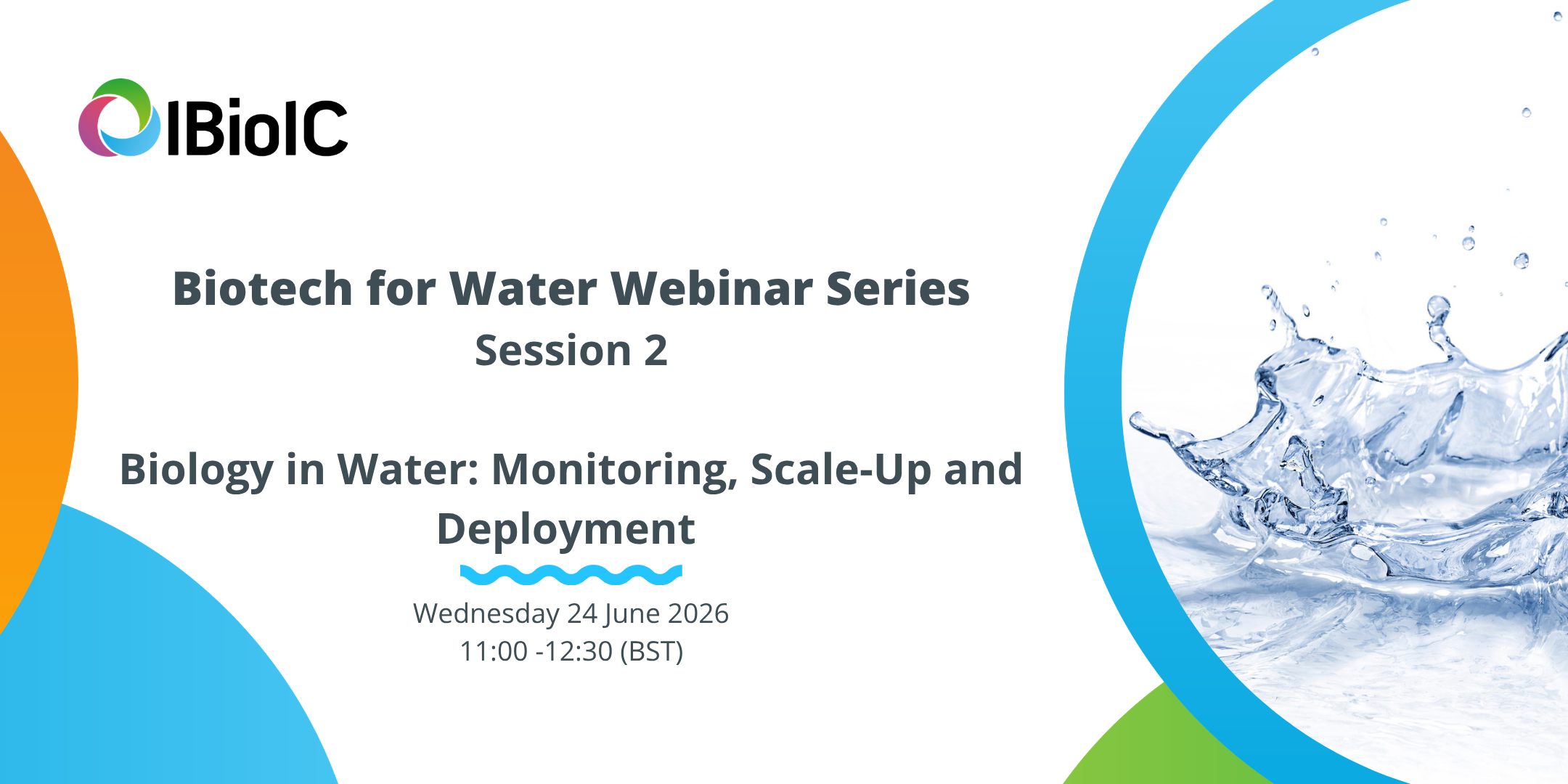 Biology in Water: Monitoring, Scale-Up and Deployment
