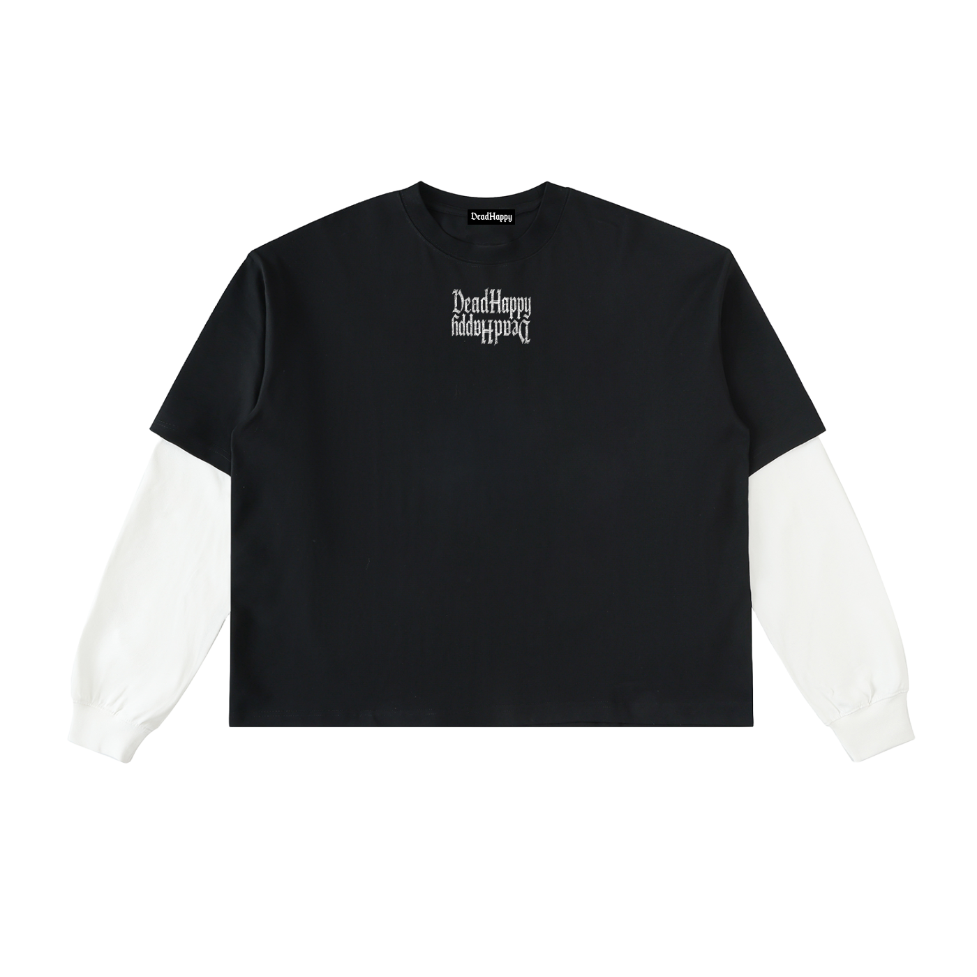 DHC-01//Double Layered Distressed Wordmark Tshirt