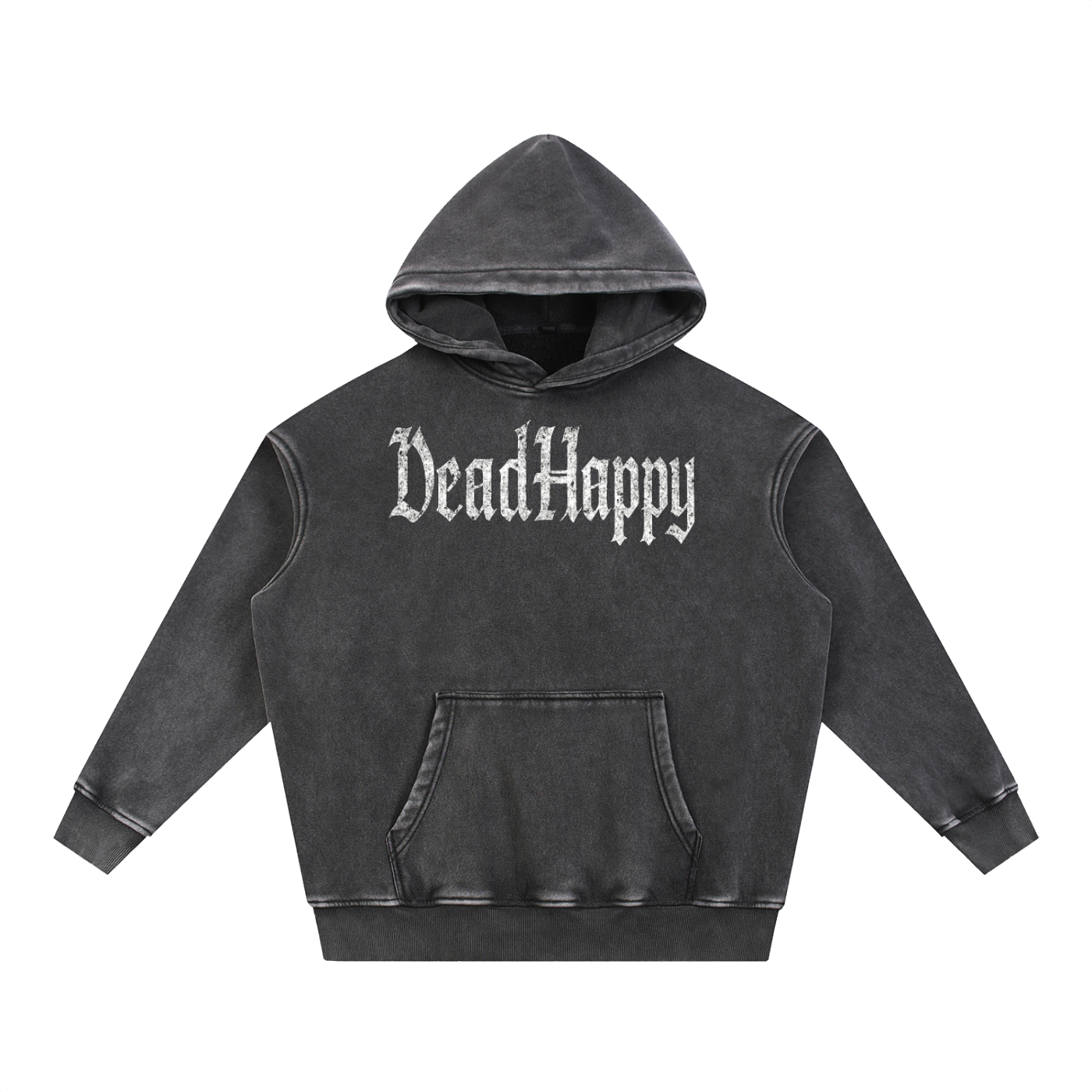 Distressed Wordmark Hoodie - Front.png