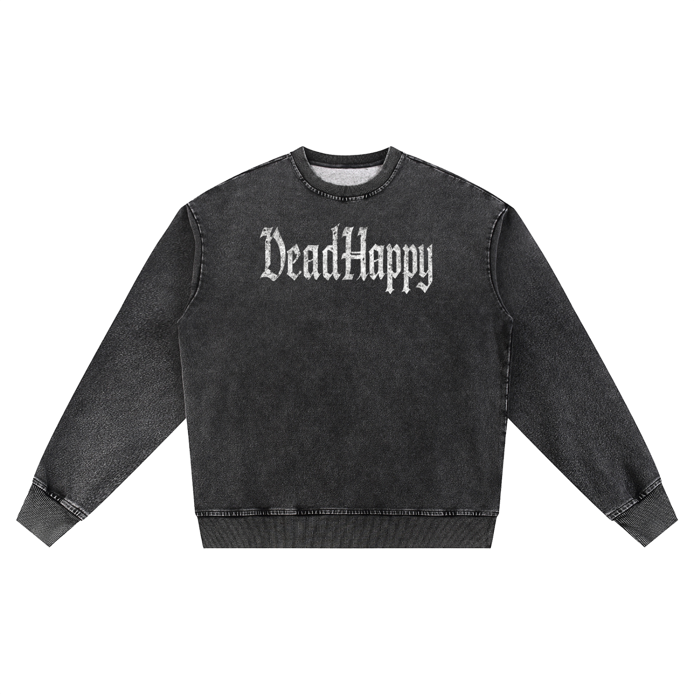 DHW-04//Distressed Wordmark Sweatshirt