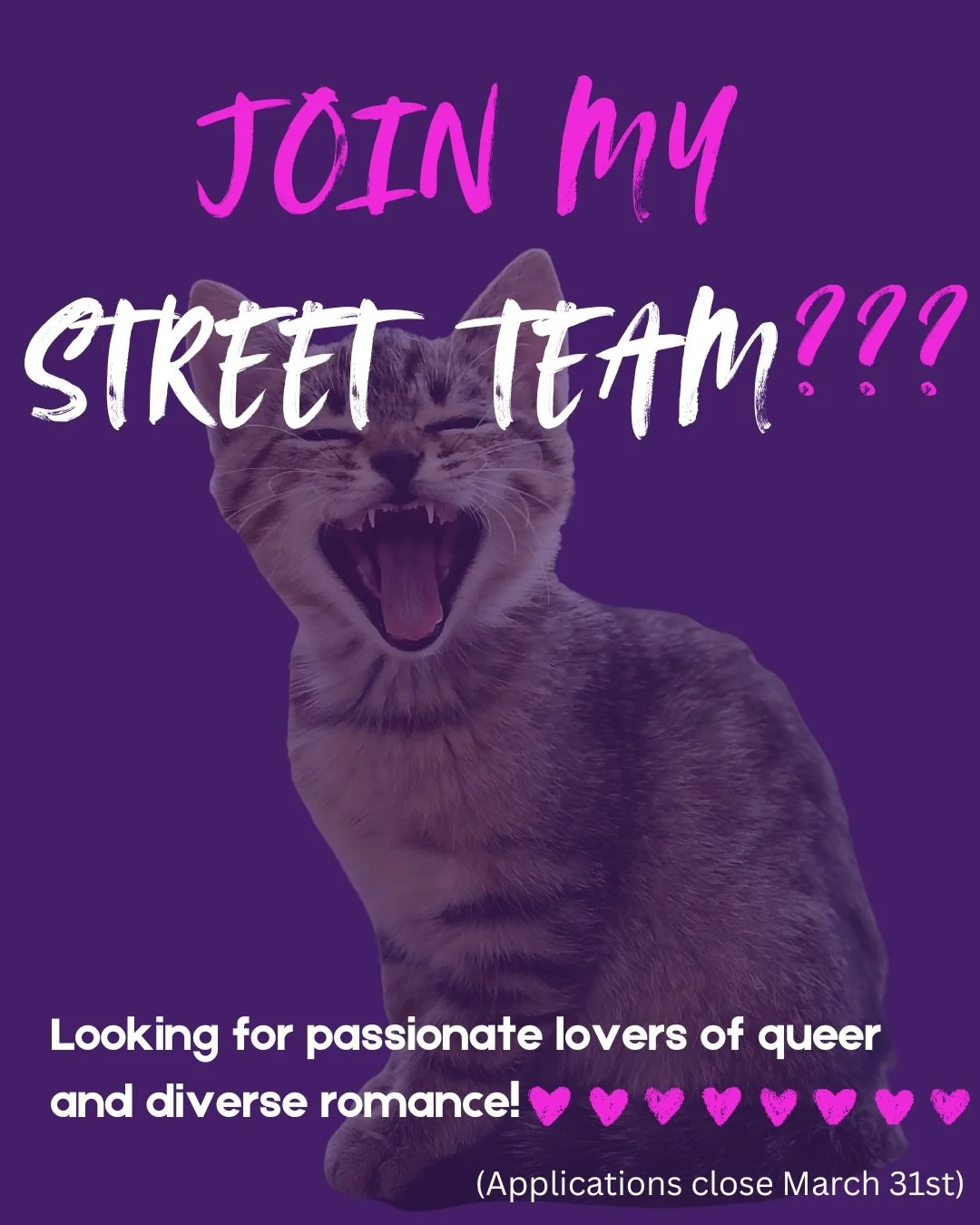 First off! Thank you to all of you who have signed up! Your support means the world and I&rsquo;ve been pretty humbled by the interest! Literally thought it was just gonna be me a new friend or two 🤓. Applications are open till the end of the month 