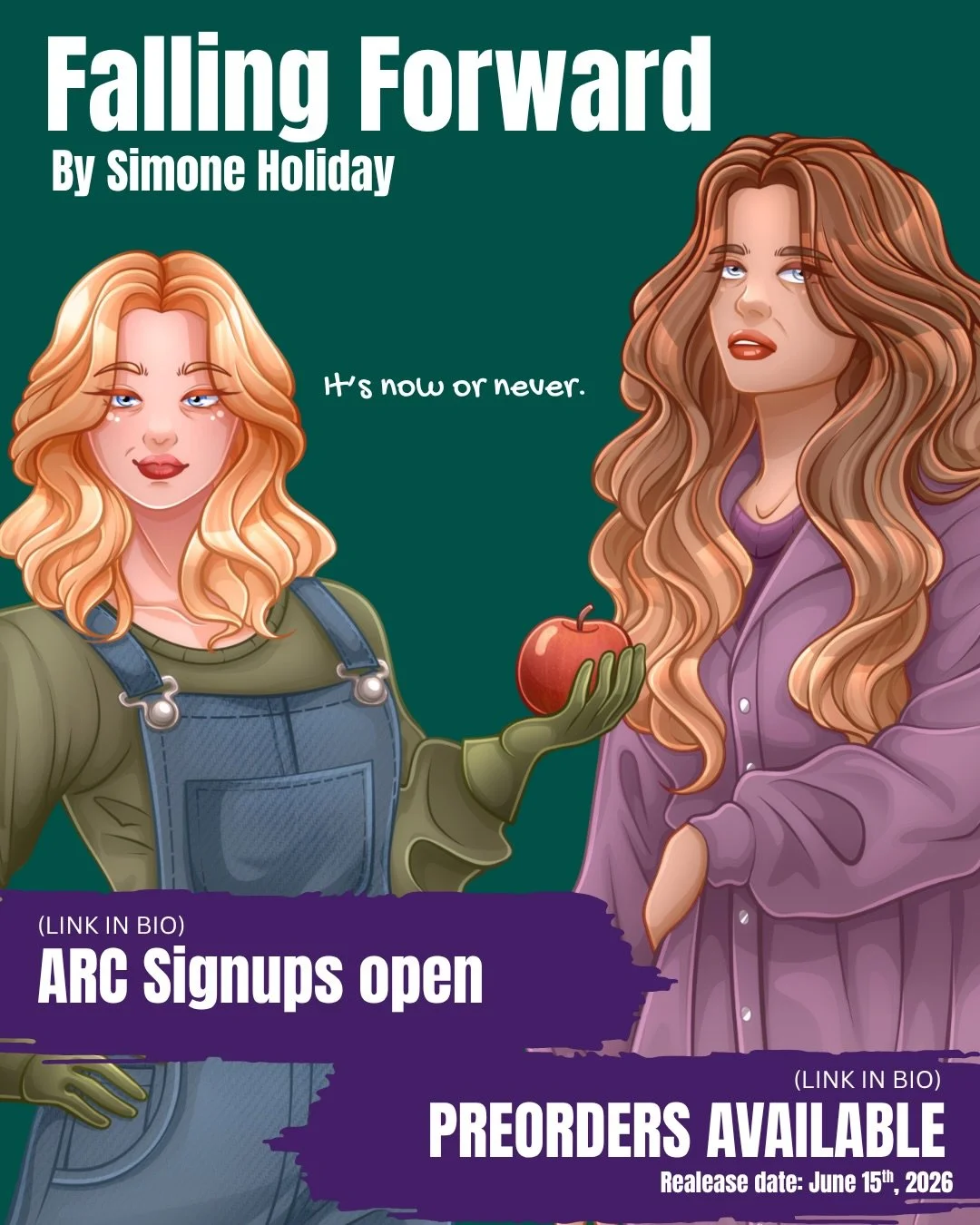 Happy Friday! ARCs and Preorders are available for these two gems! I am deep in both editing and drafting &mdash; so not a brand new new post 😅. The music is just as dramatic as these two 🤭
.
.Art credit: @honey_pot_arts 
.
#sapphicreads #sapphicro