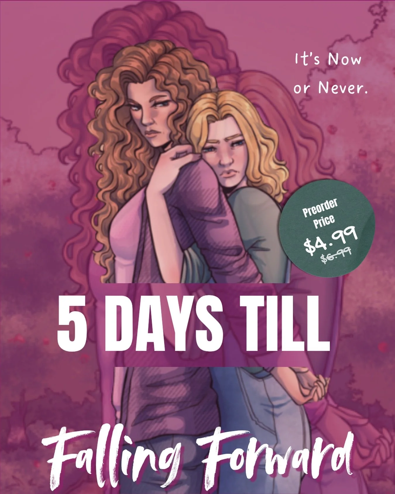Tech less than 5 days! Have you taken advantage of the special preorder price? Let&rsquo;s get it!!!!
.
.
Art credit: @femkeneriart 
.
#sapphicbooks #sapphicromance #sapphicromancebooks #wlwbooks