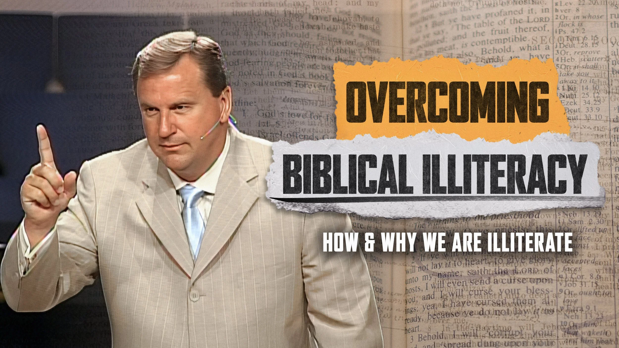 How and Why We Are Illiterate | Hosea 4:6 | Message 1