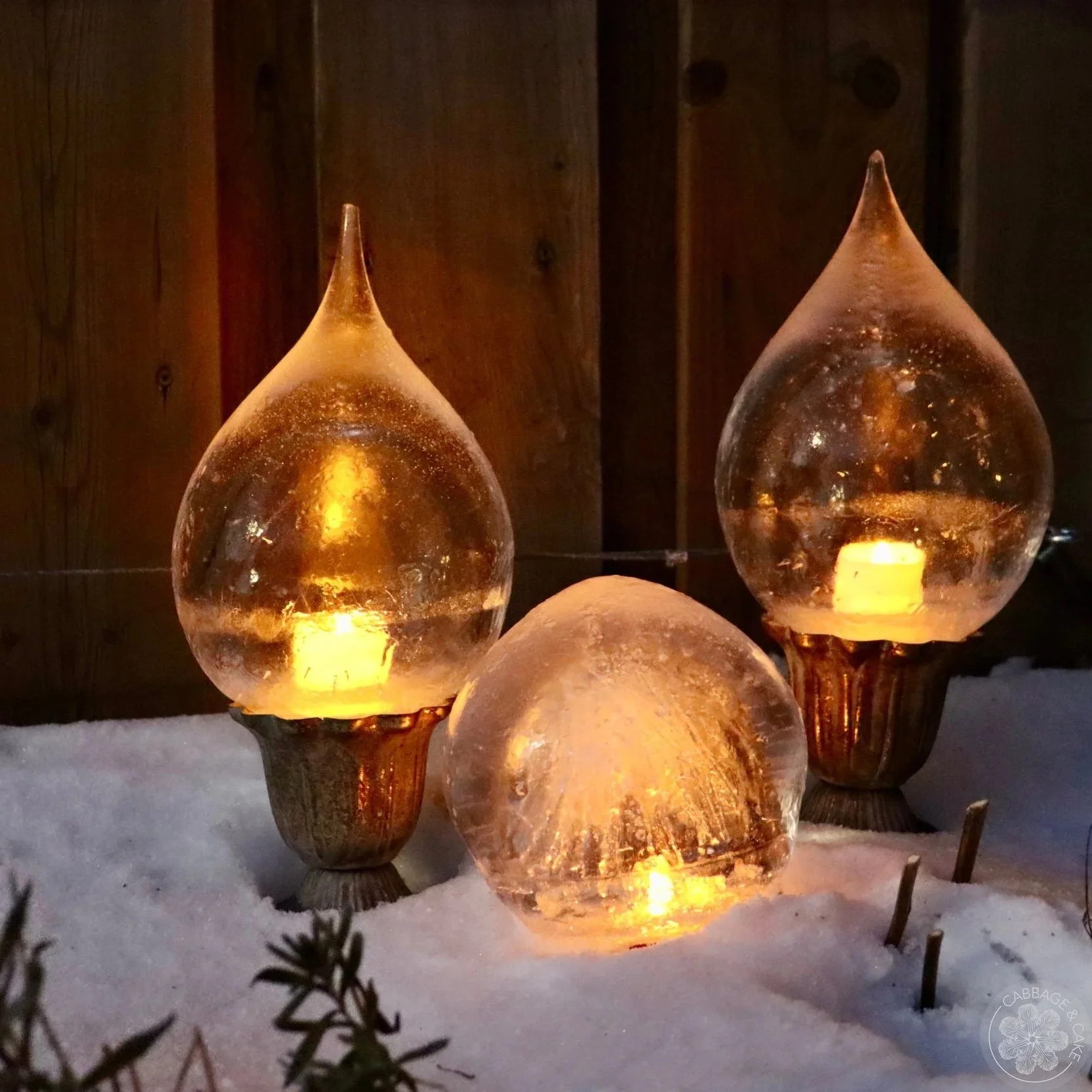 DIY ICE LANTERN