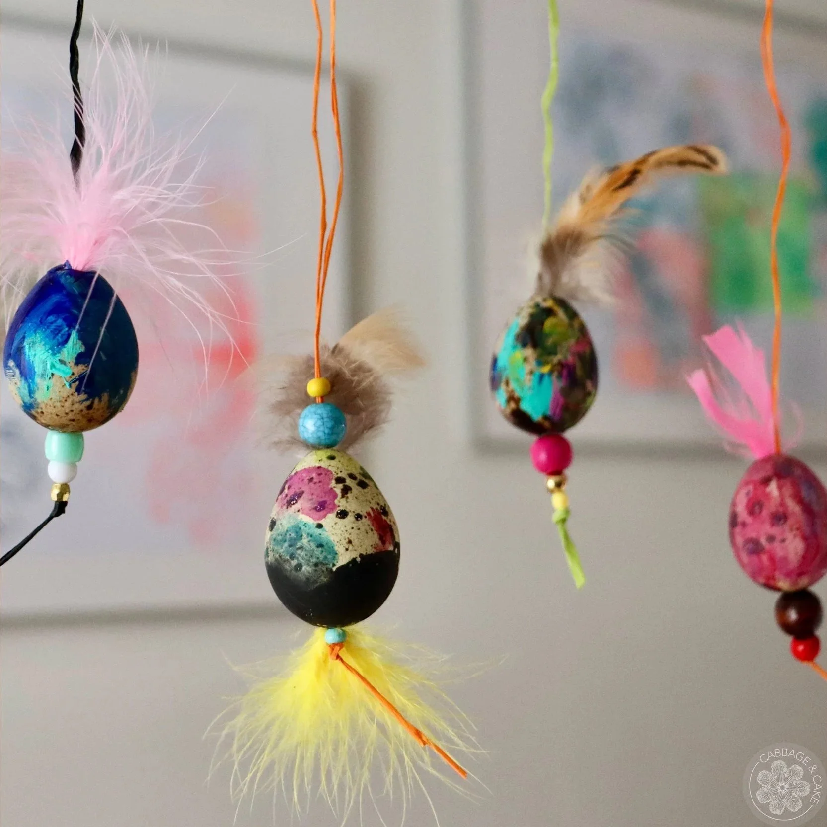 DIY EASTER QUAIL EGGS