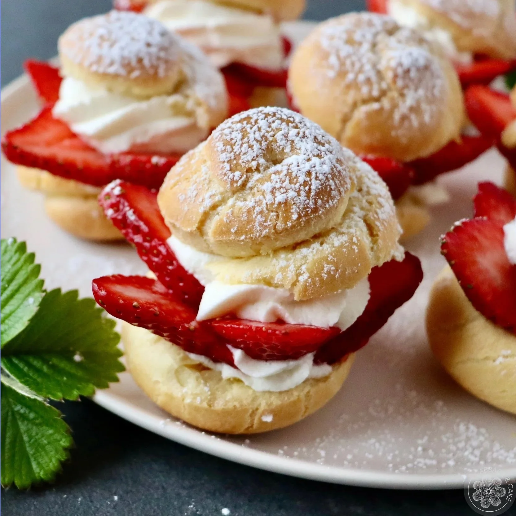 STRAWBERRY CREAM PUFFS RECIPE