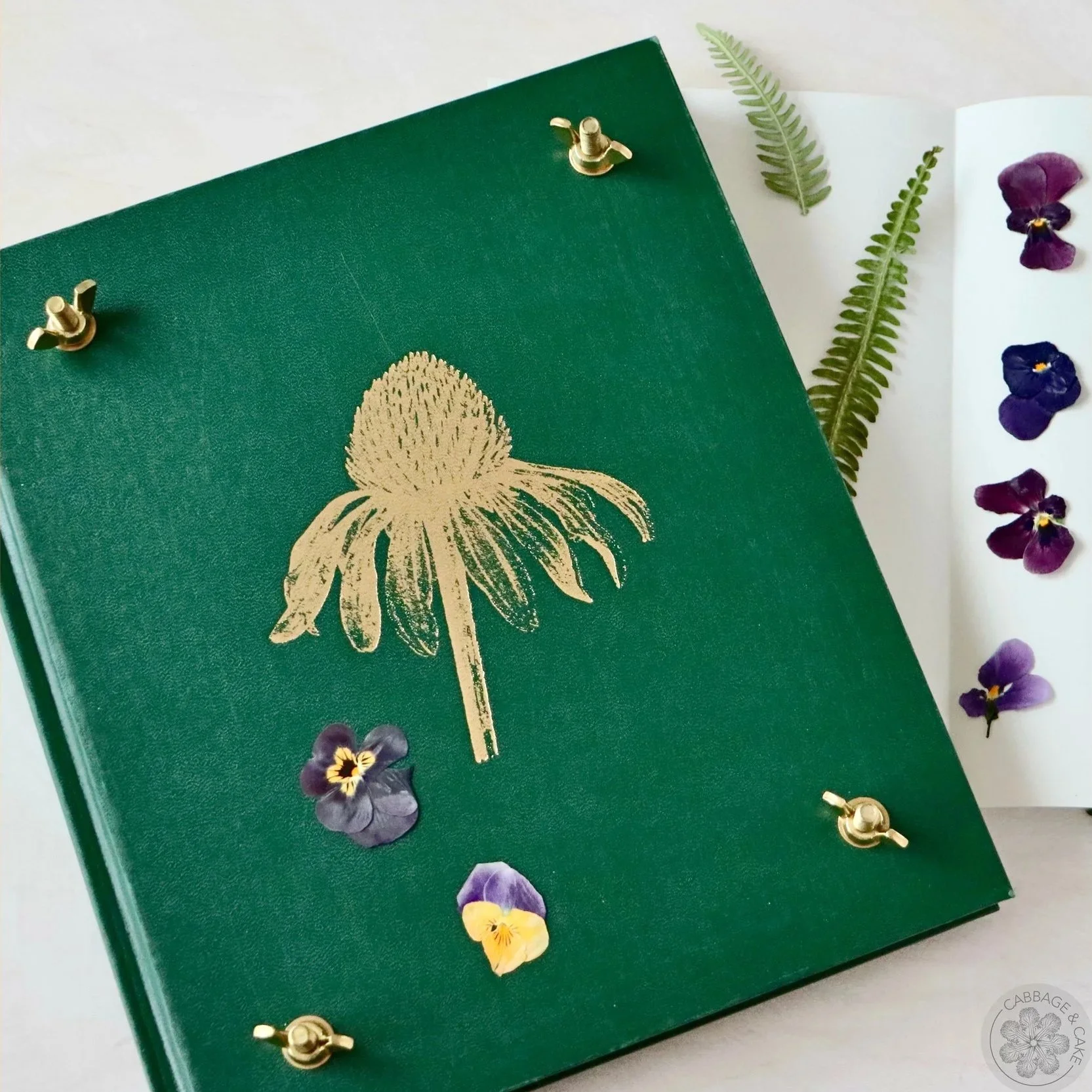 DIY UPCYCLED BOOK FLOWER PRESS