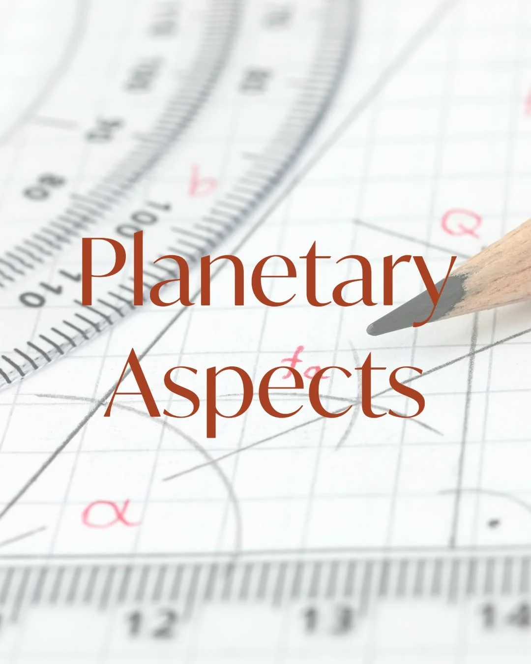 In astrology, aspects describe how the planets talk to each other.

Aspects are the geometric angles between planets, and those angles determine whether planetary energies cooperate, challenge, amplify, or ignore each other.

A conjunction merges two