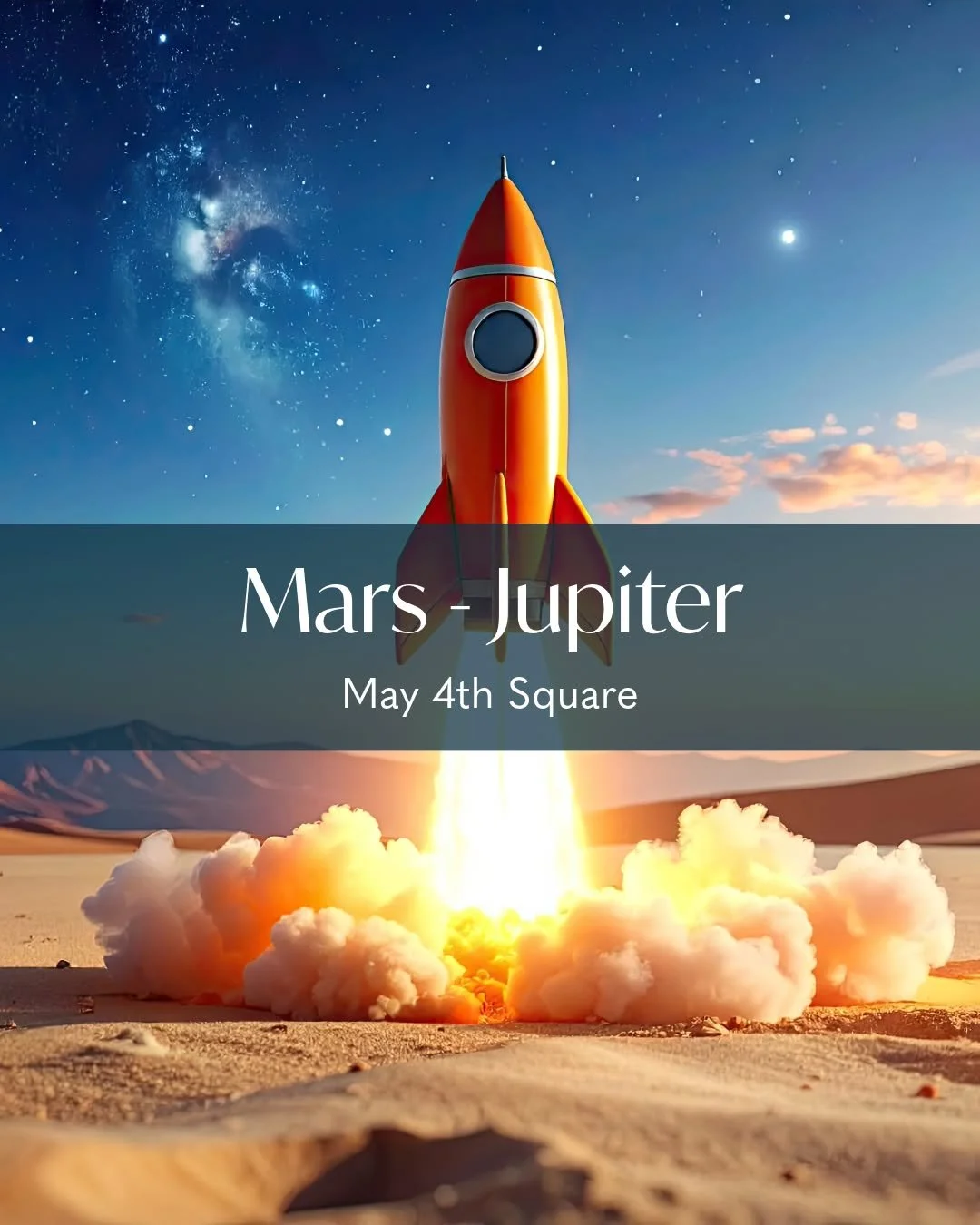 May 4th: Mars Square Jupiter

This transit creates a surge of momentum that lacks inherent restraint.

Mars represents action, force, and immediate desire. Jupiter represents expansion, belief, and amplification. When these two planets form a square,