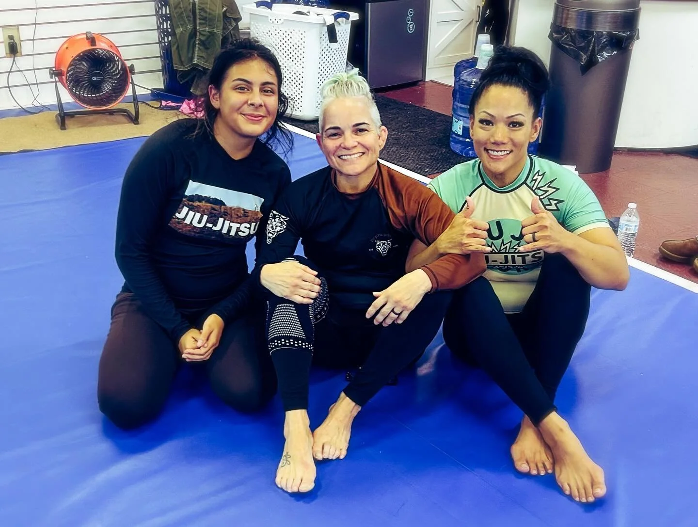 Had some good NOGI rolling tonight for the girls! Thank you for visiting us @dynamitefit76 #jiujitsu #jiujitsu4life #nogi
