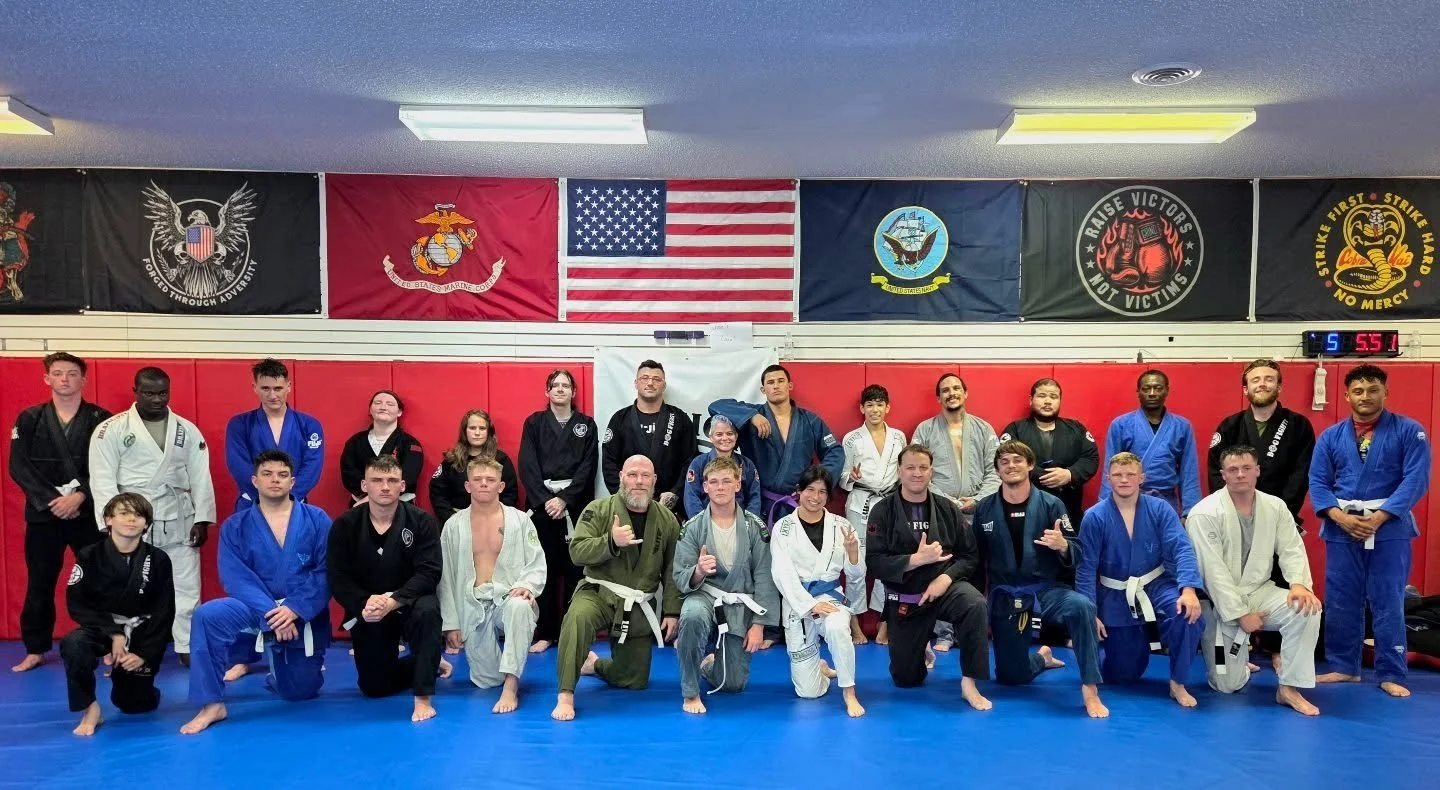 Swing by and check out our Gi classes 🤙

Every Monday, Wednesday and Friday 6PM-7PM ⏰️

#bjjcommunity #jacksonvillenc #grappling