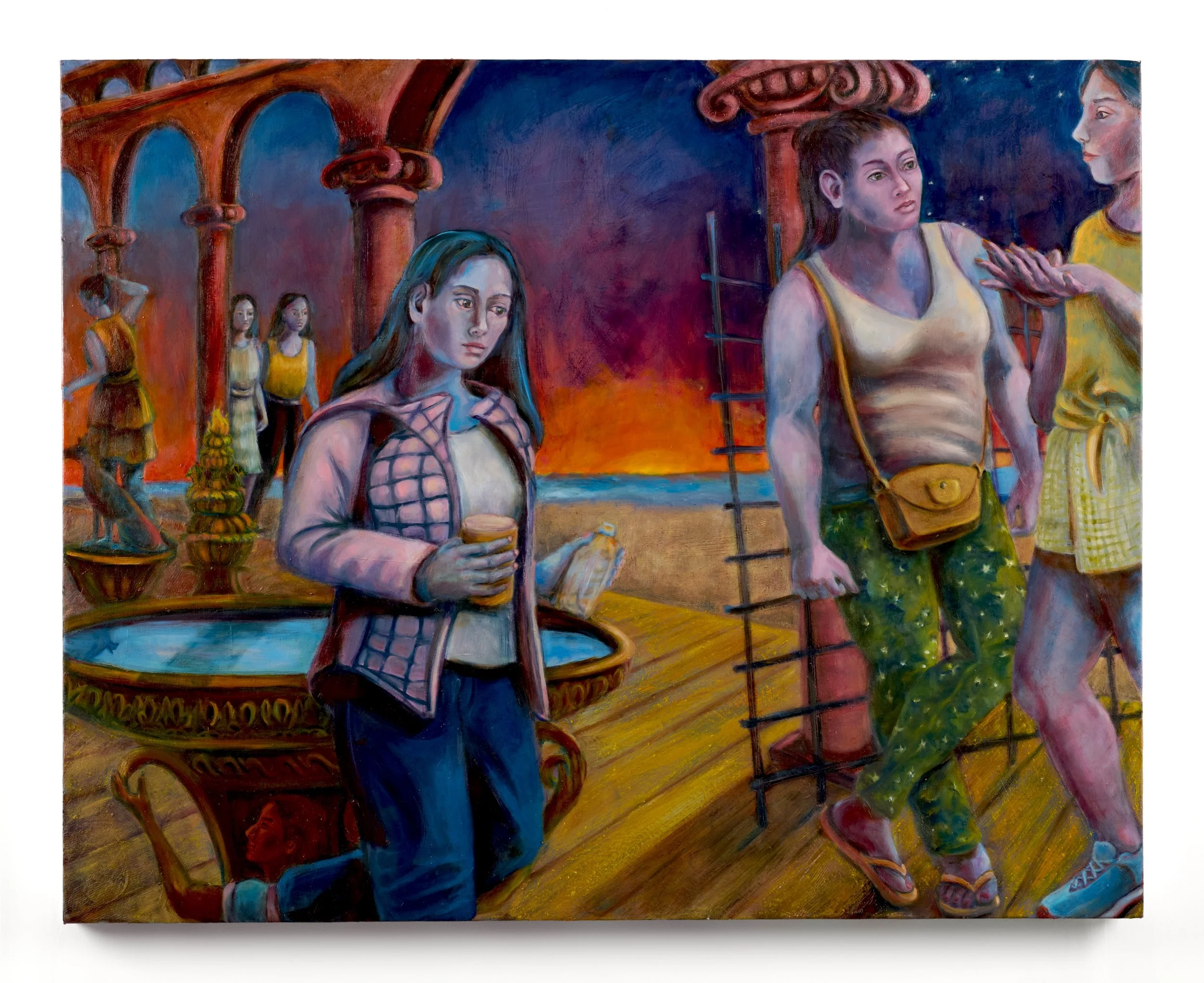 Navigation Tools, 2026, 42 x 54", Oil on Canvas