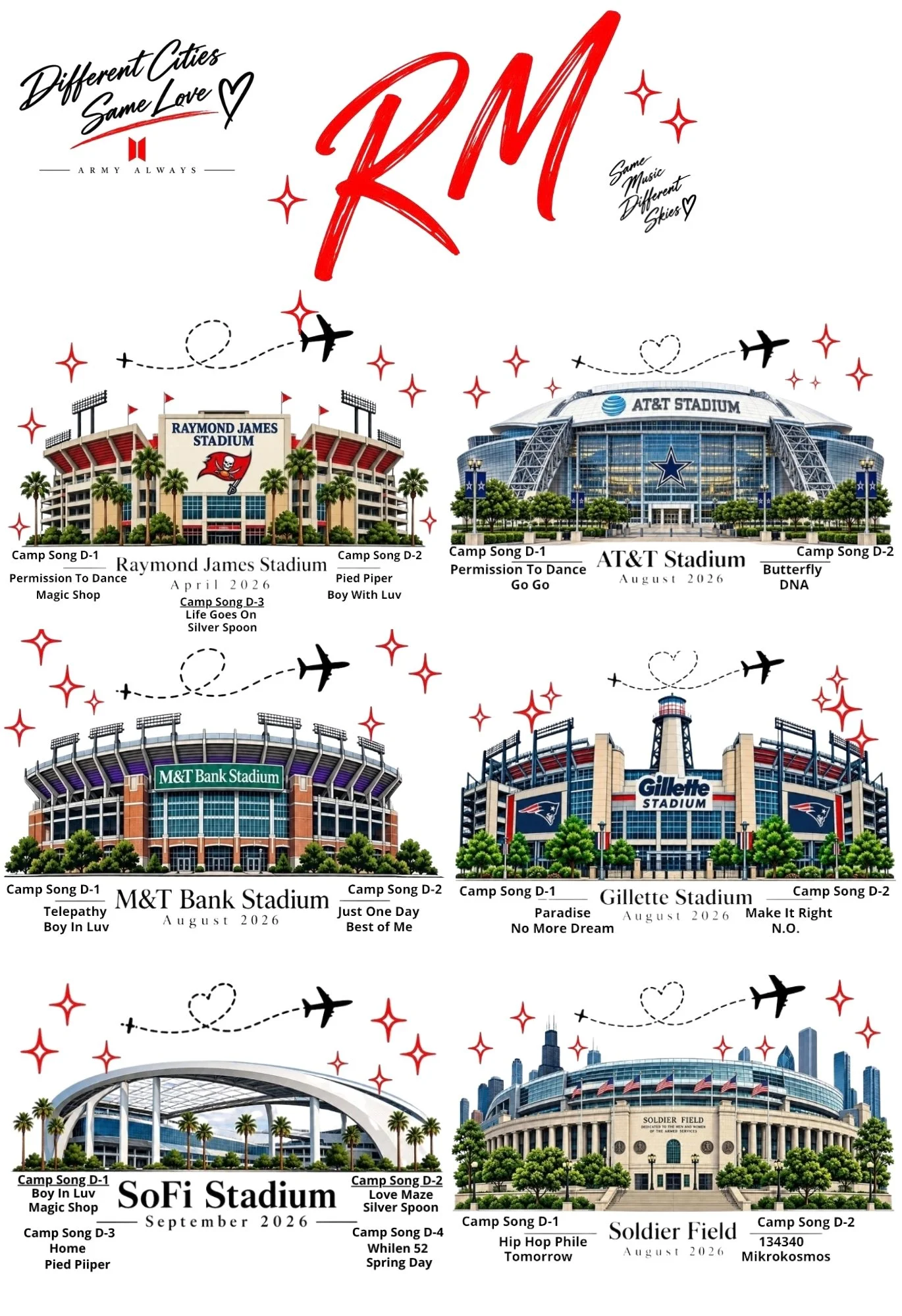 Camp Arirang 6 Stadium(s) 1 Member(s)