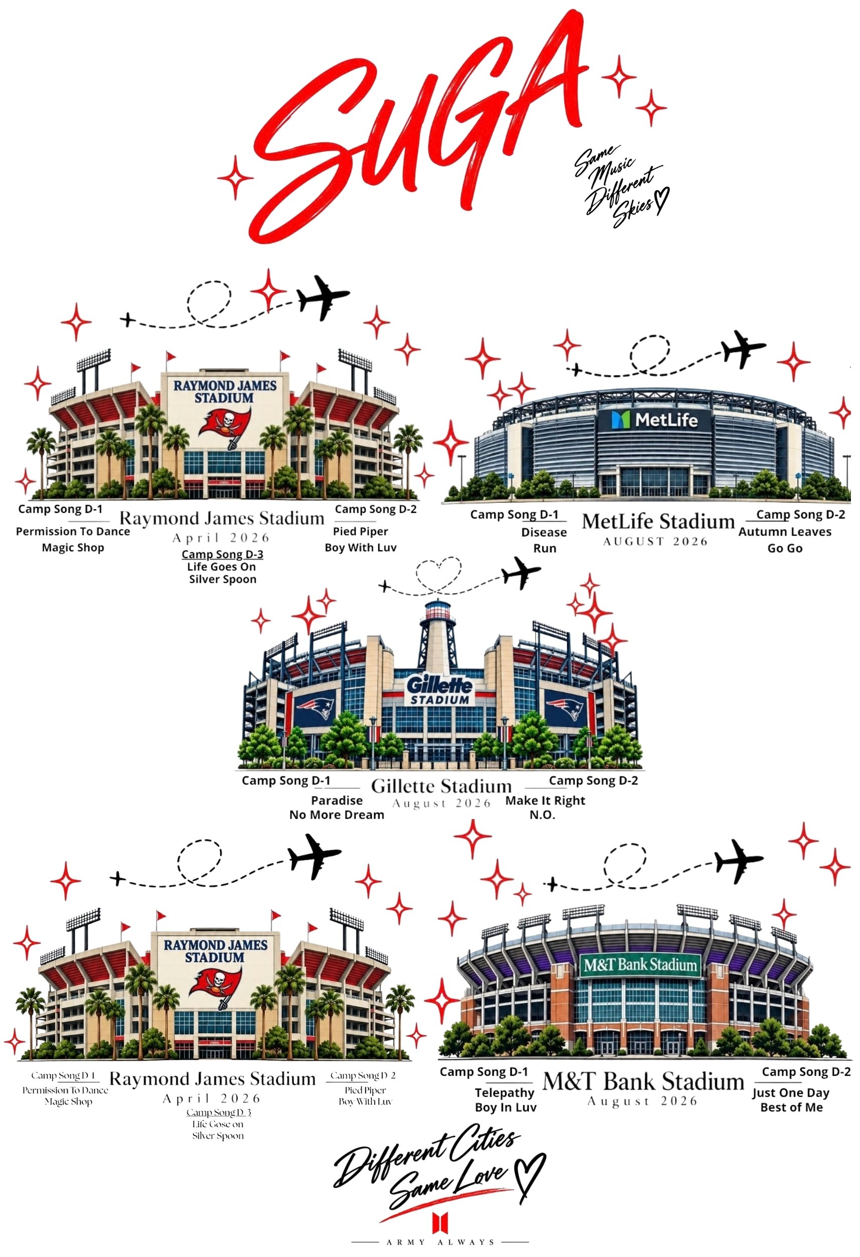 Camp Arirang 5 Stadium(s) 1 Member(s)