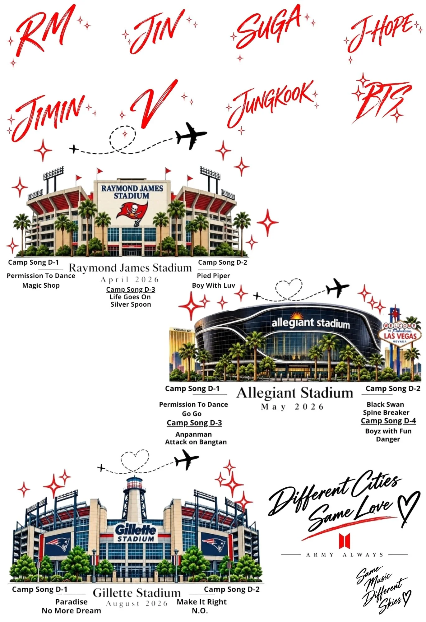 Camp Arirang 3 Stadium  All Member