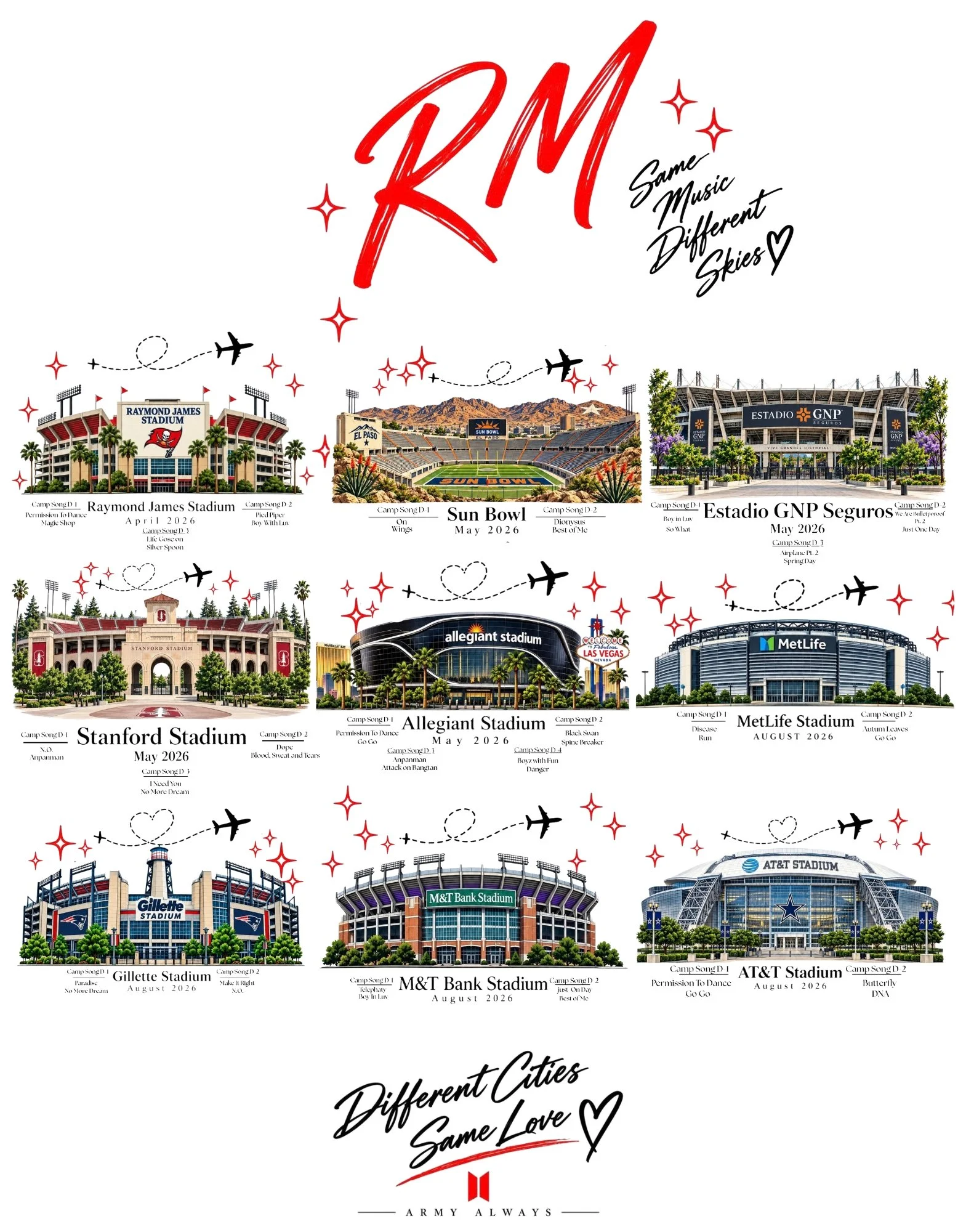 Camp Arirang 9 Stadium(s) 1 Member(s)