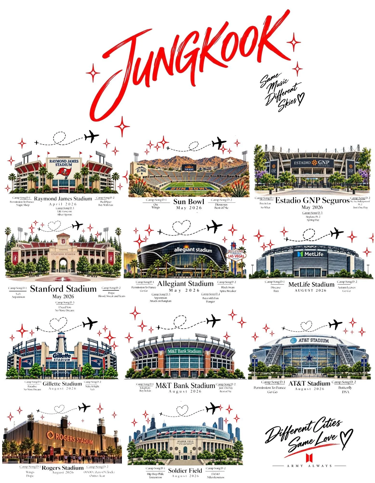 Camp Arirang 11 Stadium(s) 1 Member(s)
