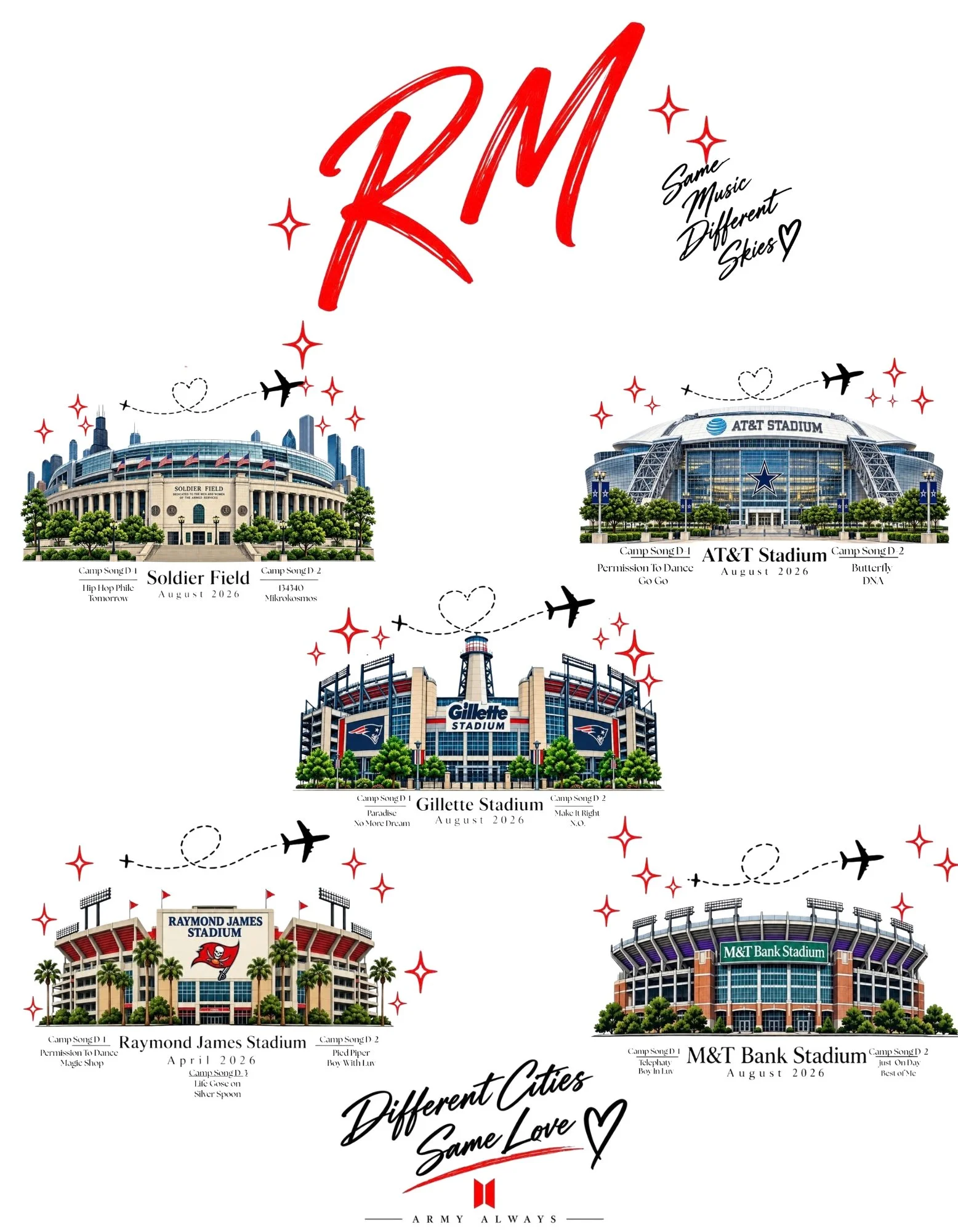 Camp Arirang 5 Stadium(s) 1 Member(s)