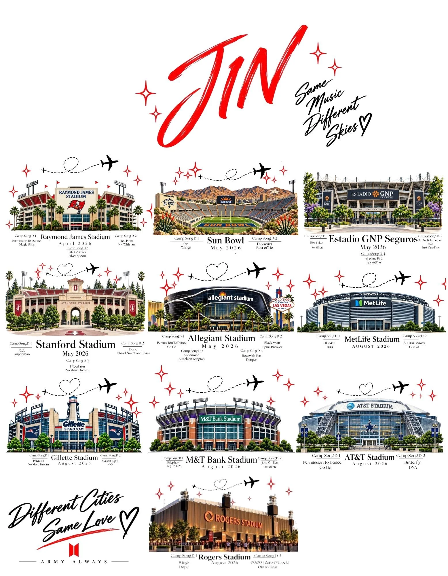 Camp Arirang 10 Stadium(s) 1 Member(s)
