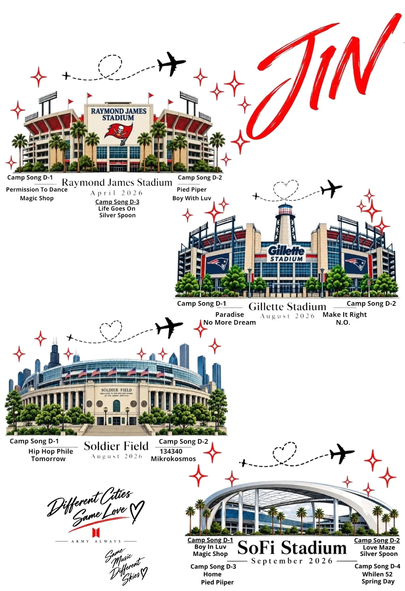 Camp Arirang 4 Stadium(s) 1 Member(s)