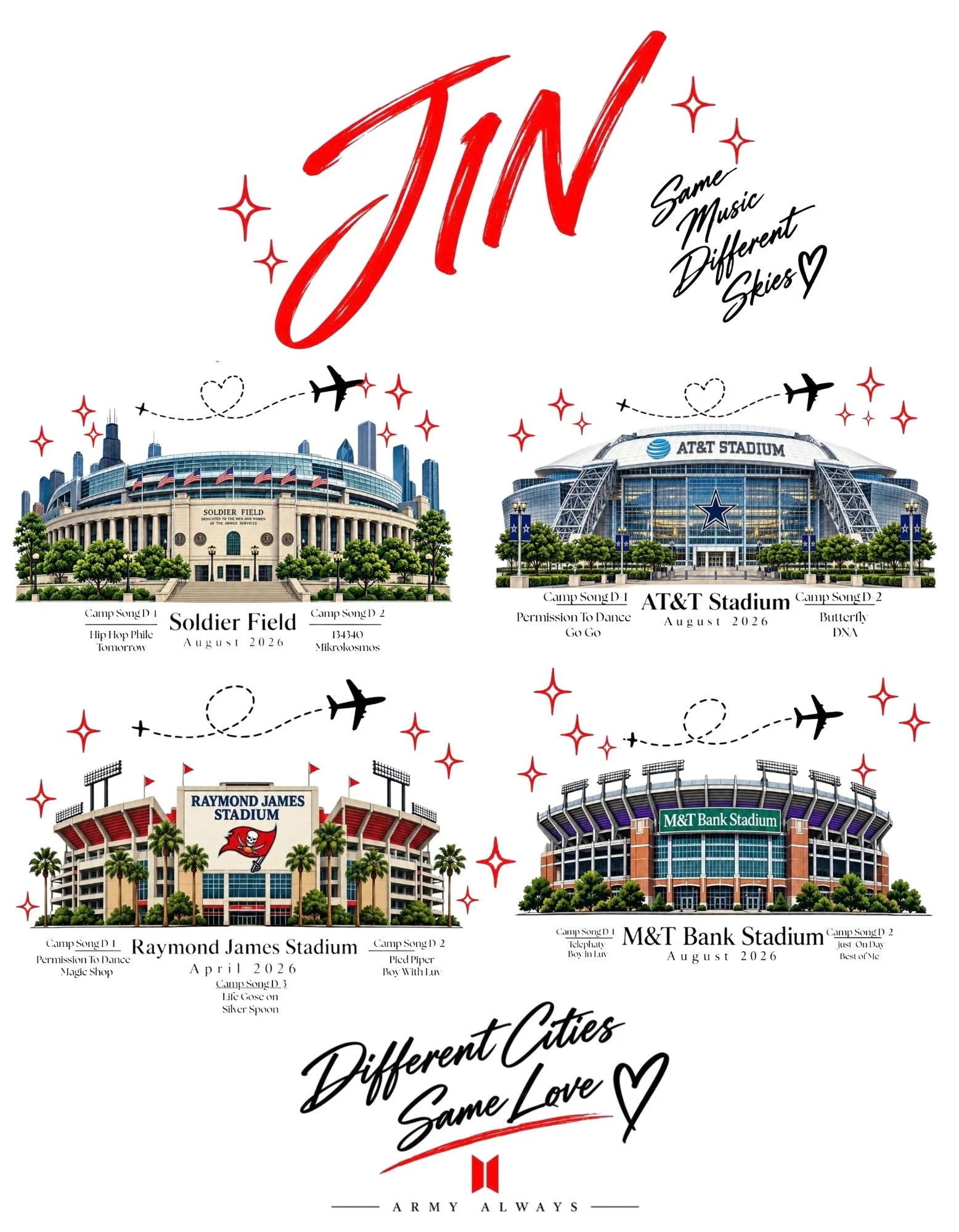 Camp Arirang 4 Stadium(s) 1 Member(s)