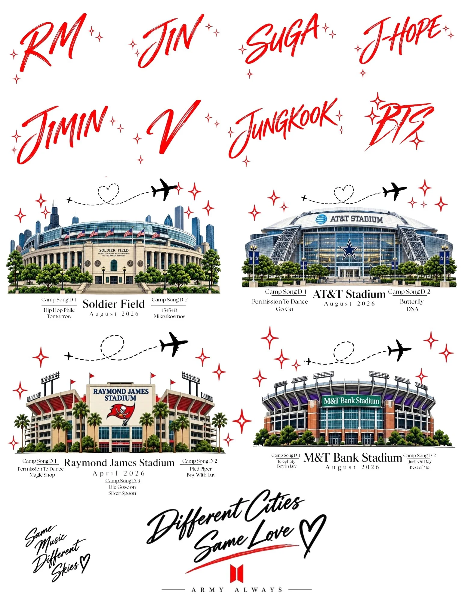 Camp Arirang 4 Stadium(s) All Member(s)