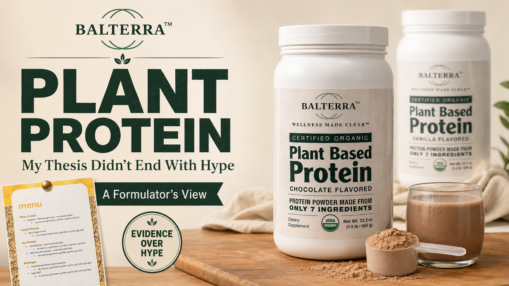 Plant-Based Protein: More Than 20 Grams on the Front of the Bag